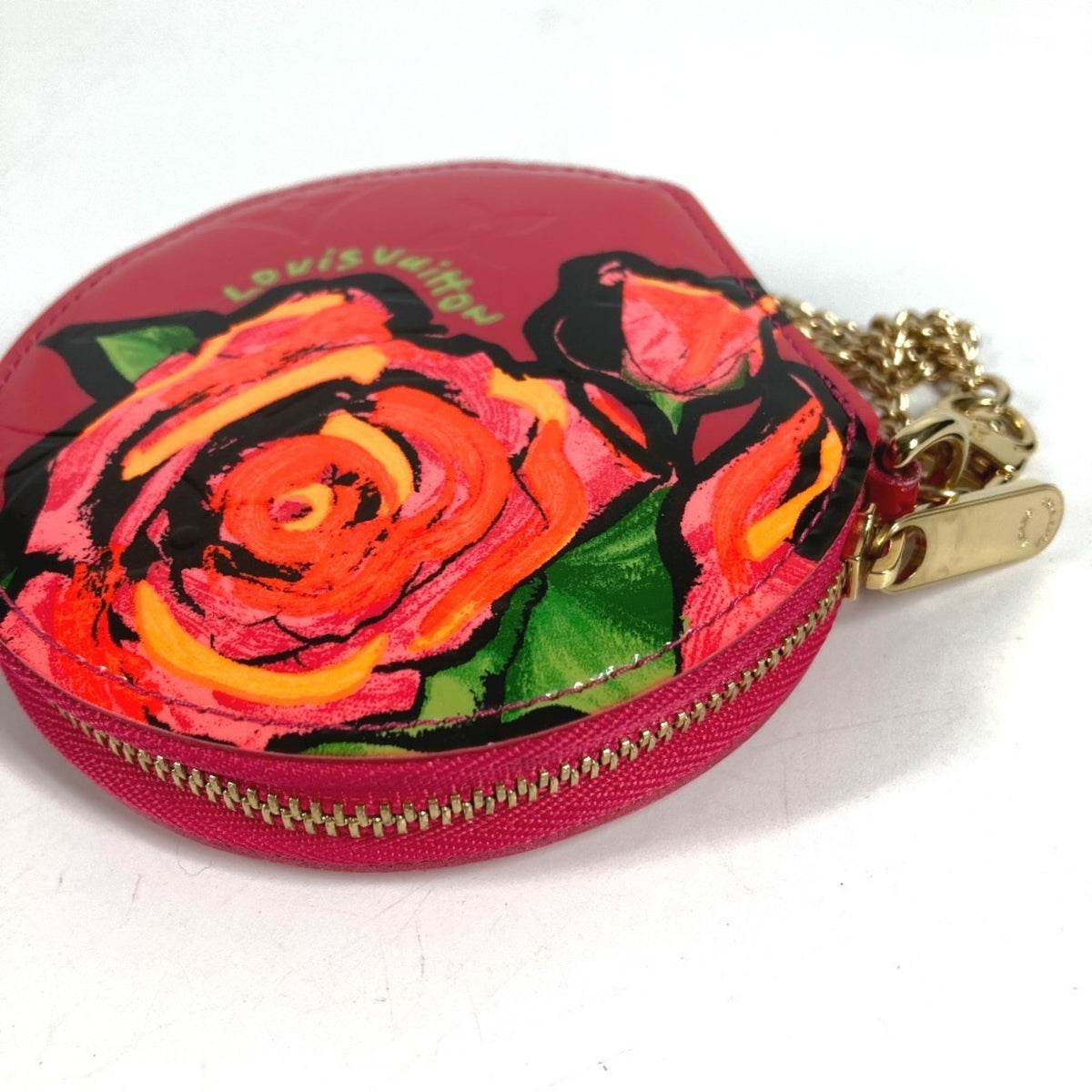 Louis Vuitton Monogram Vernis Pink Monogram Vernis Coin Purse/Coin Case (Pre-Owned)