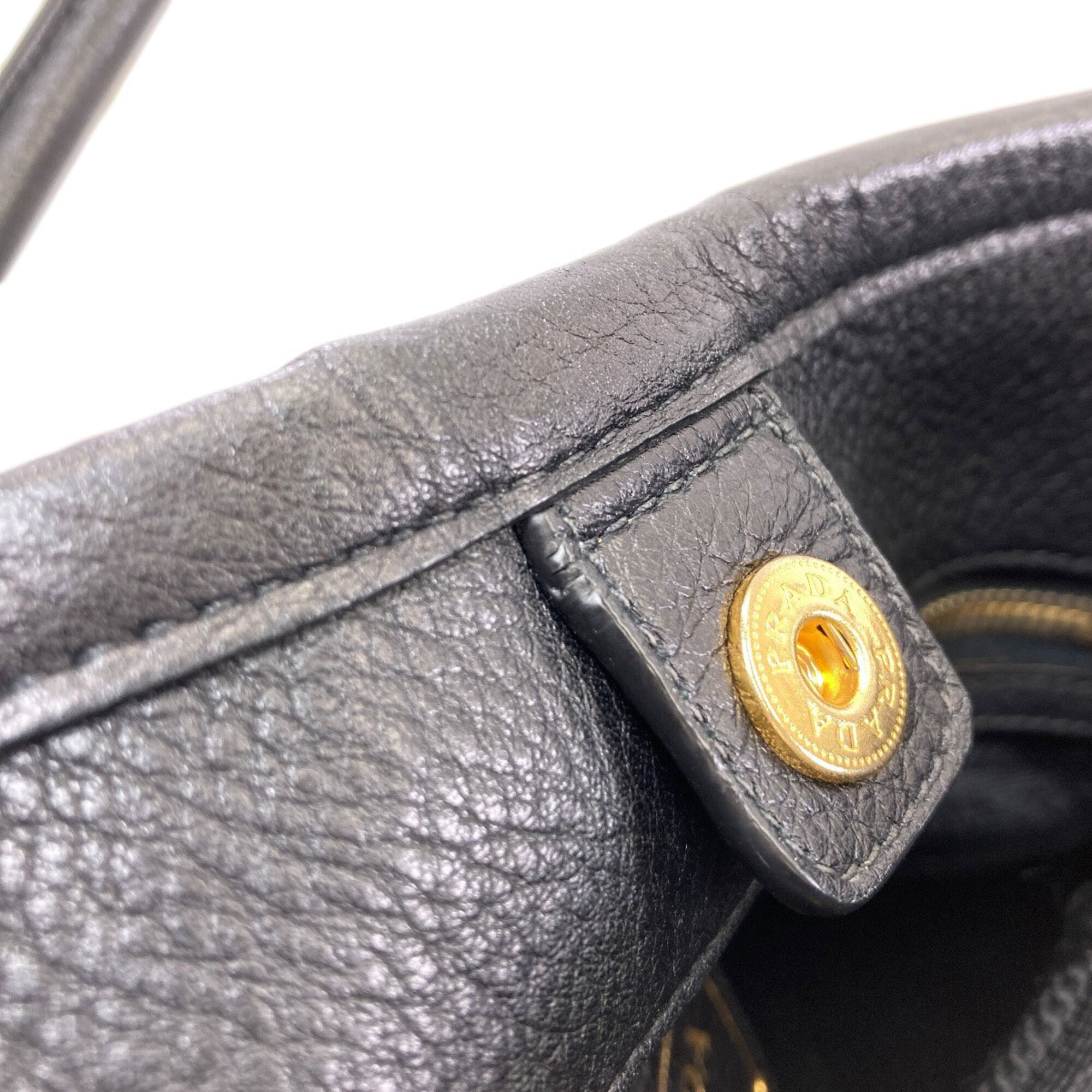 Prada Black Nylon Tote Bag (Pre-Owned)