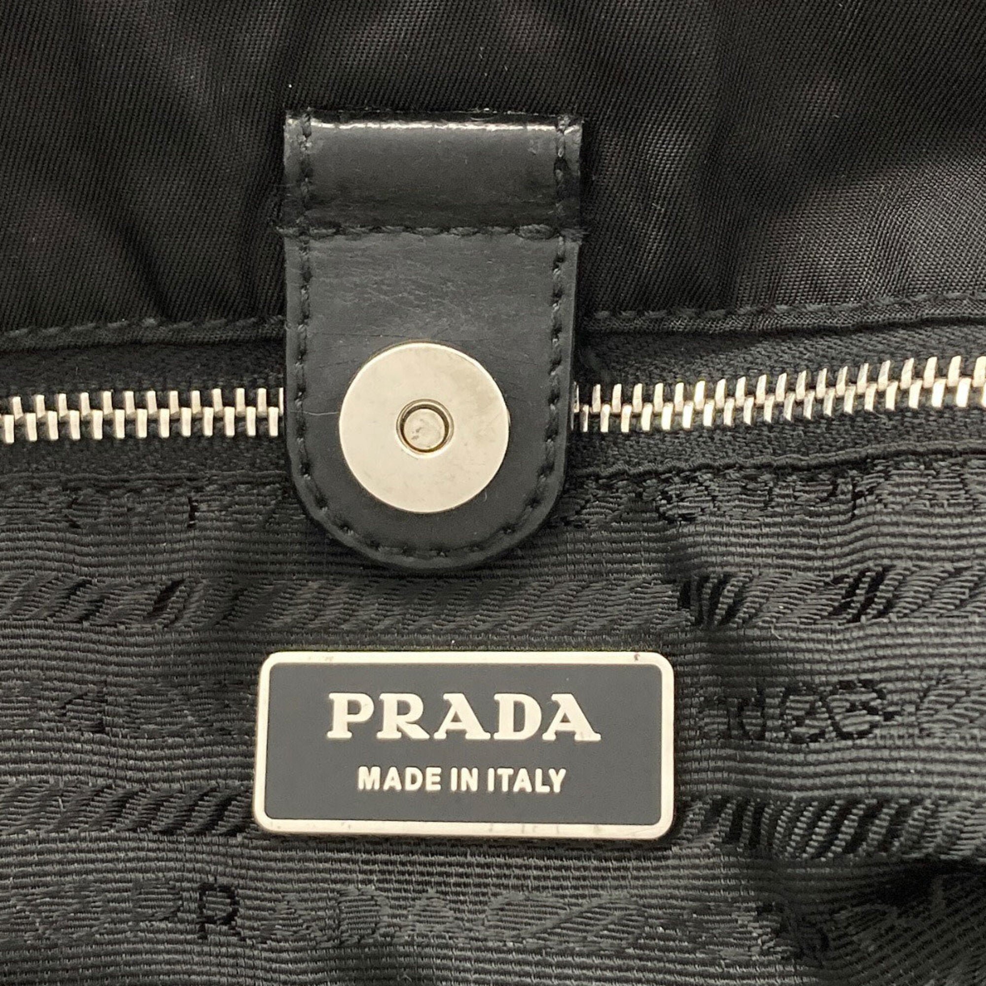Prada Black Nylon Handbag (Pre-Owned)