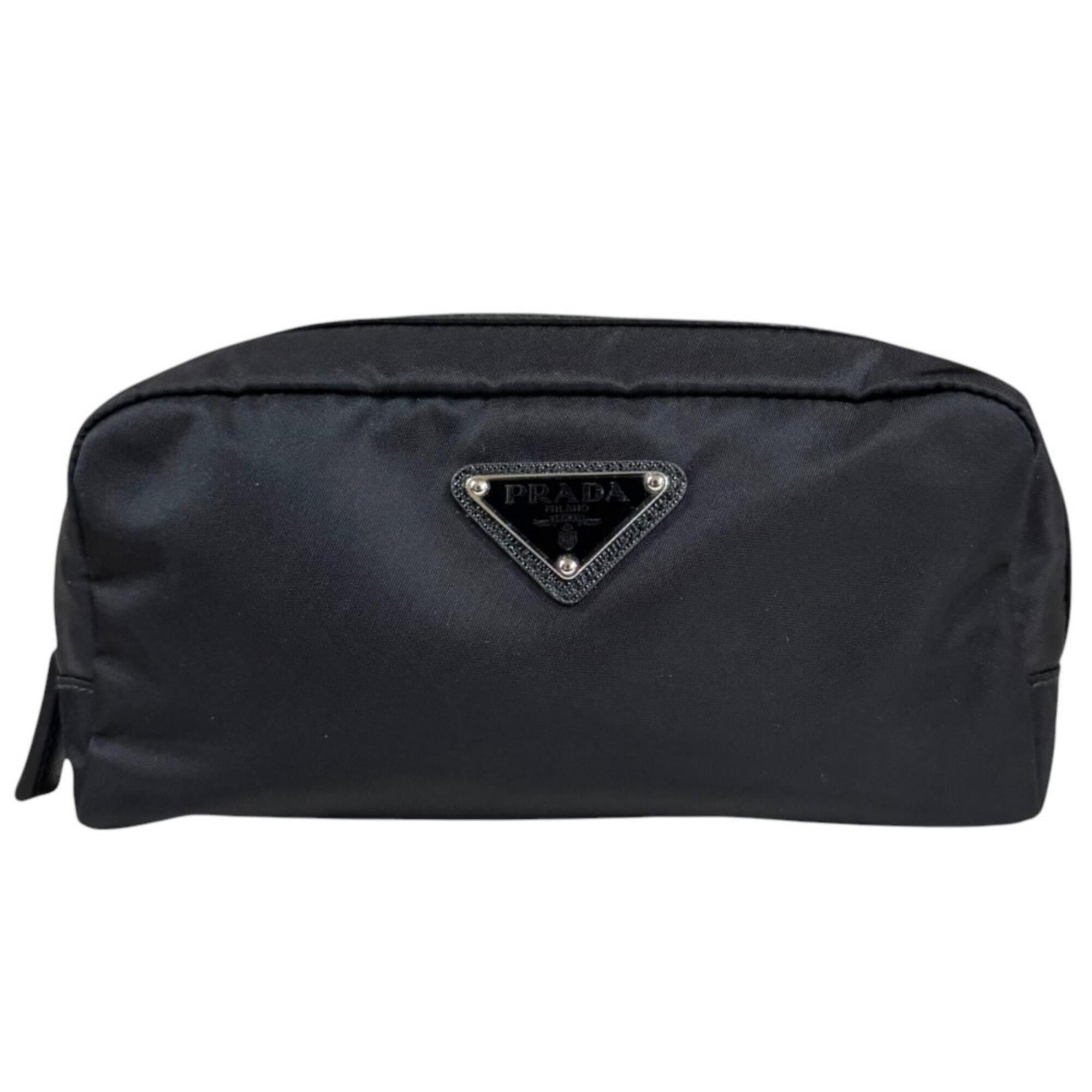 Prada Black Nylon Pouch (Pre-Owned)