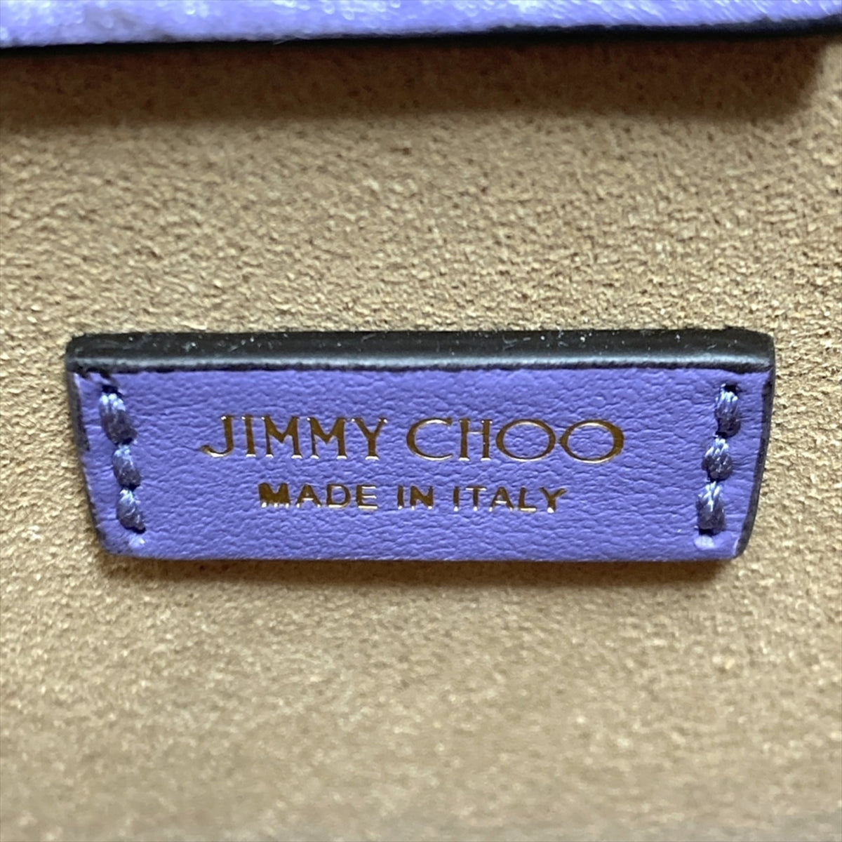 Jimmy Choo Purple Leather Shoulder Bag Tote Bag (Pre-Owned)