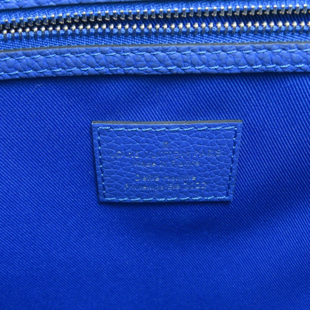 Louis Vuitton Blue Green Leather Handbag (Pre-Owned)
