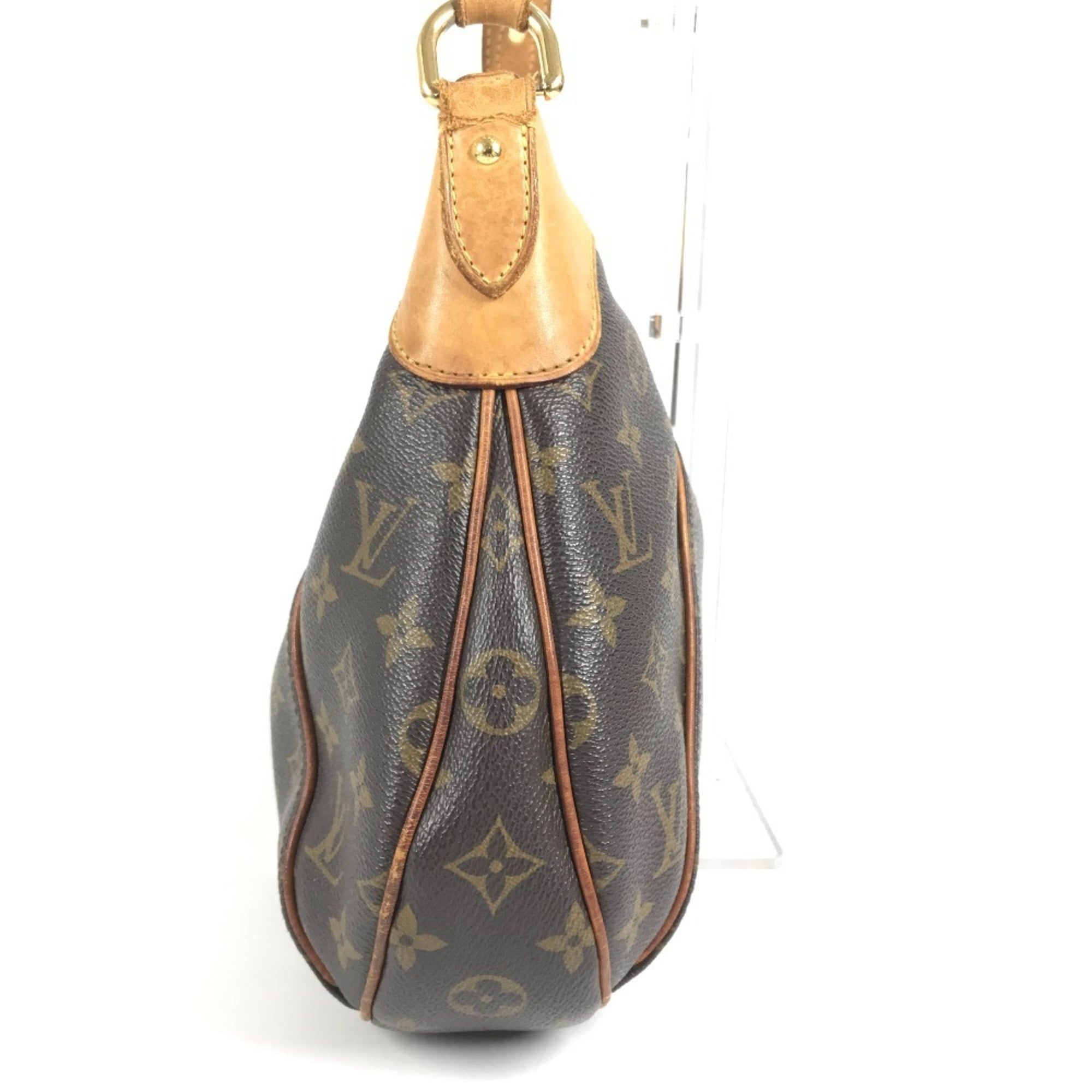 Louis Vuitton Brown Monogram Canvas Shoulder Bag (Pre-Owned)