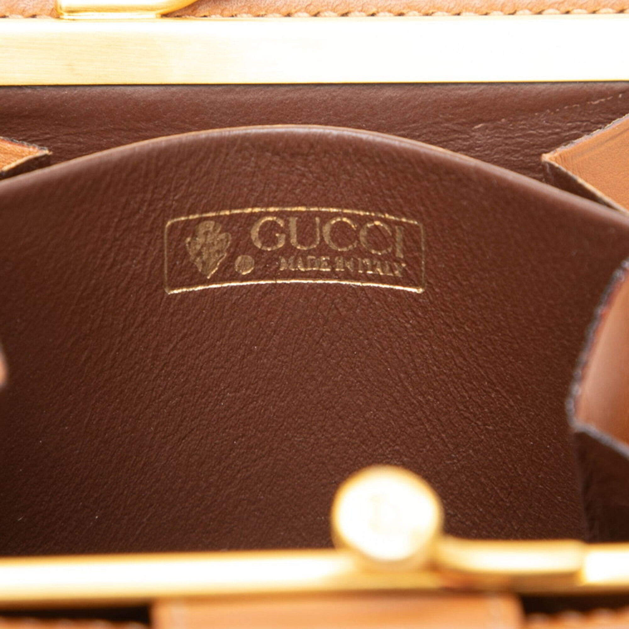 Gucci Brown Leather Coin Purse/Coin Case (Pre-Owned)
