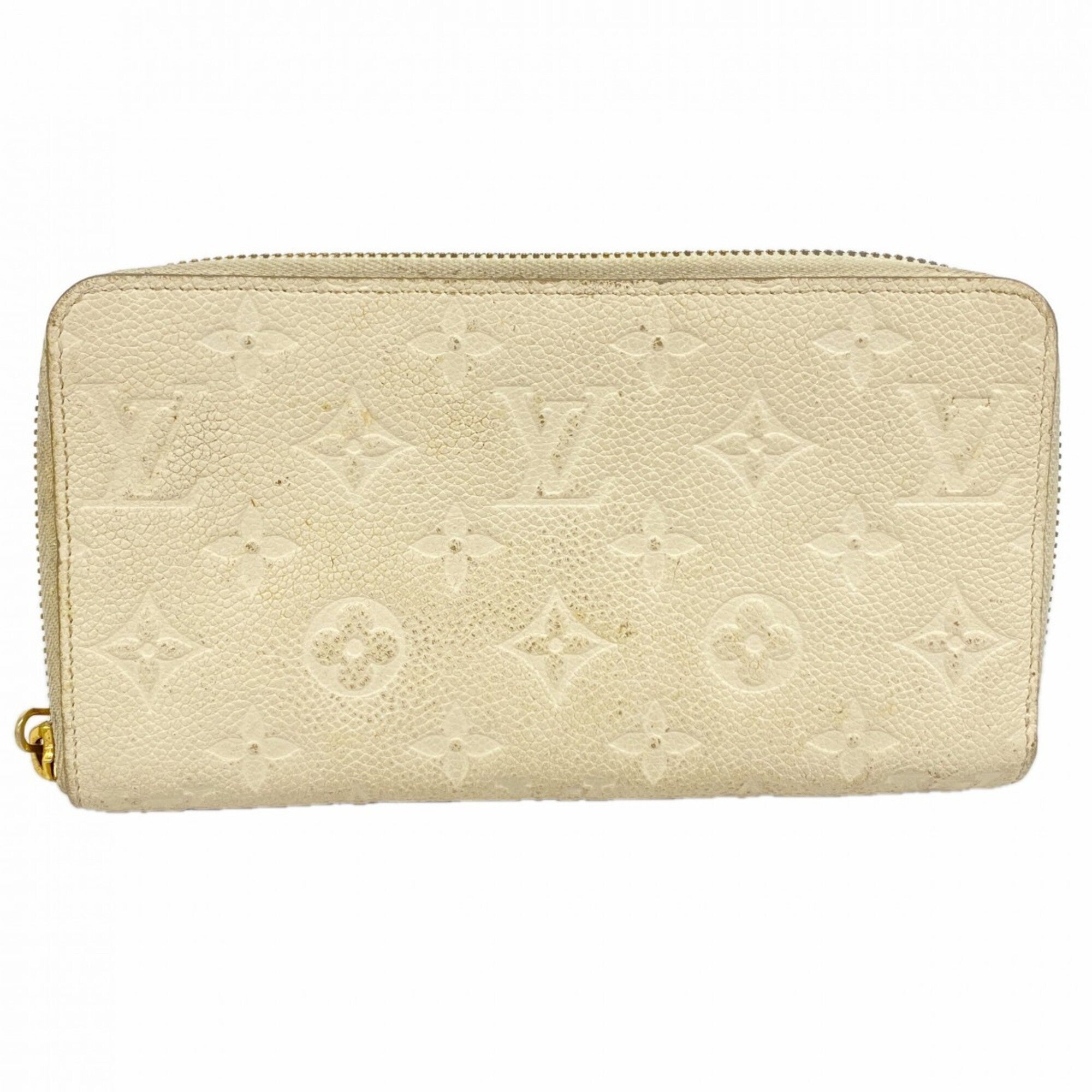 Louis Vuitton White Long Wallet (Bi-Fold) (Pre-Owned)