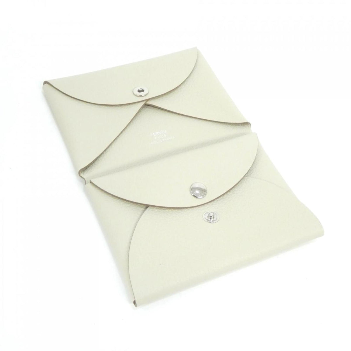 Hermes White Coin Purse/Coin Case (Pre-Owned)