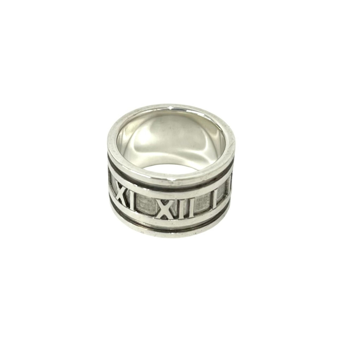 Tiffany Silver Silver 925 Band Ring (Pre-Owned)