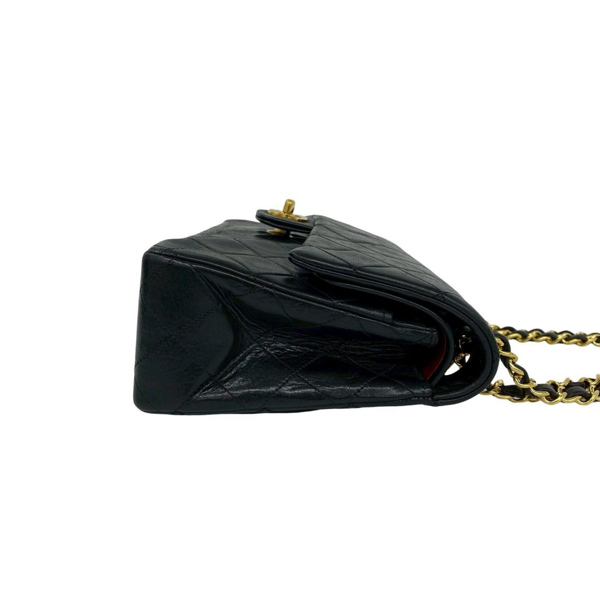 Chanel Black Leather Shoulder Bag (Pre-Owned)
