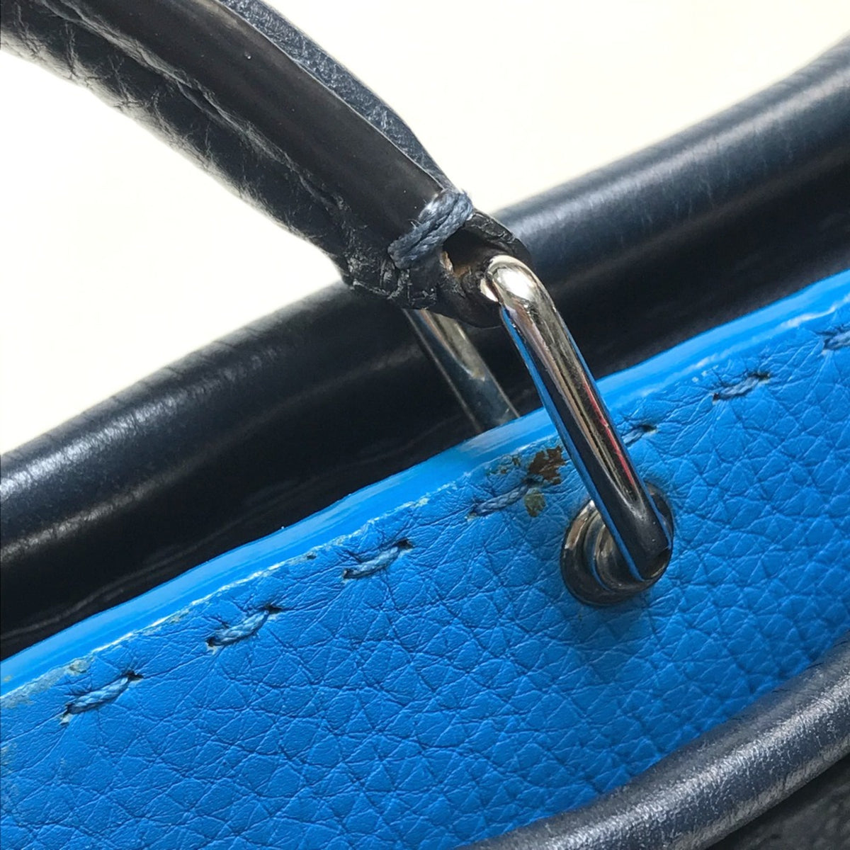 Fendi Navy Leather Briefcase (Pre-Owned)