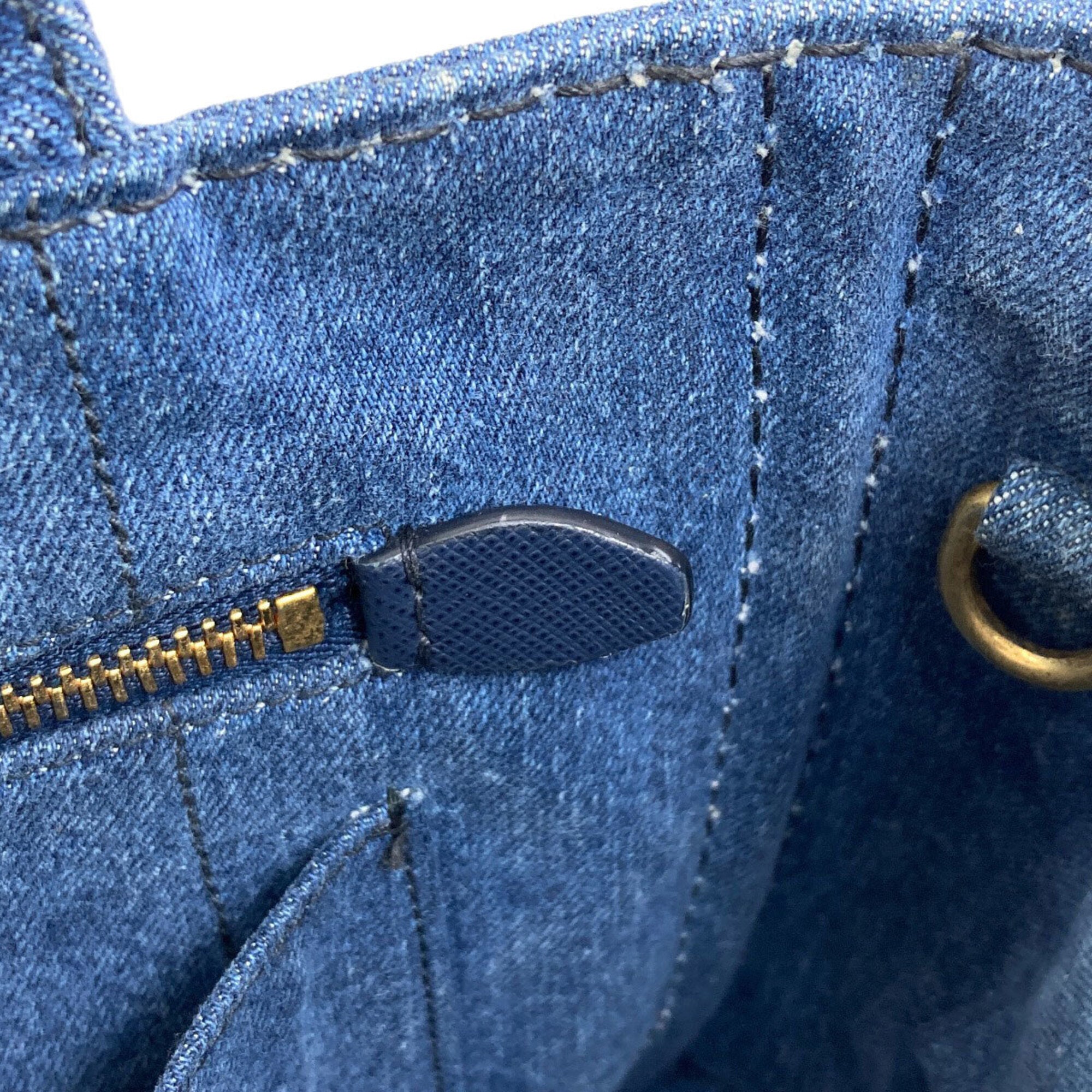 Prada Blue Denim Handbag (Pre-Owned)