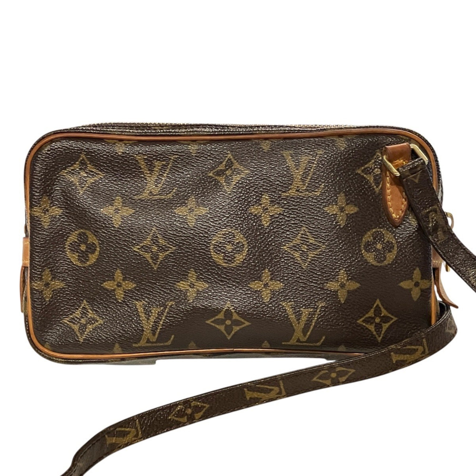Louis Vuitton Monogram Brown Monogram Pochette Shoulder Bag (Pre-Owned)