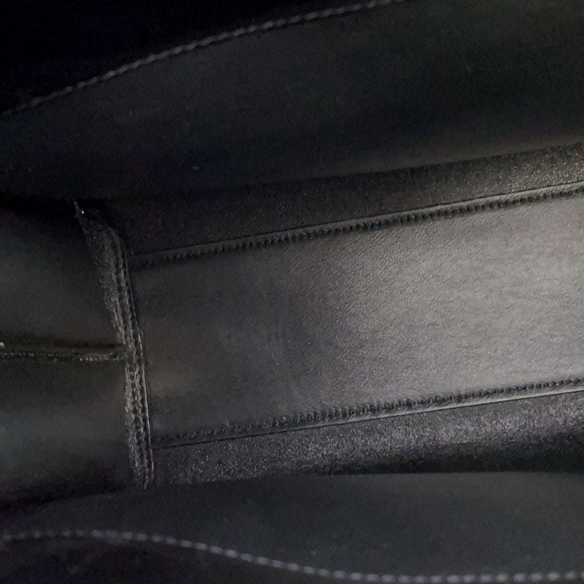Yves Saint Laurent Black Patent Leather Handbag Pouch (Pre-Owned)