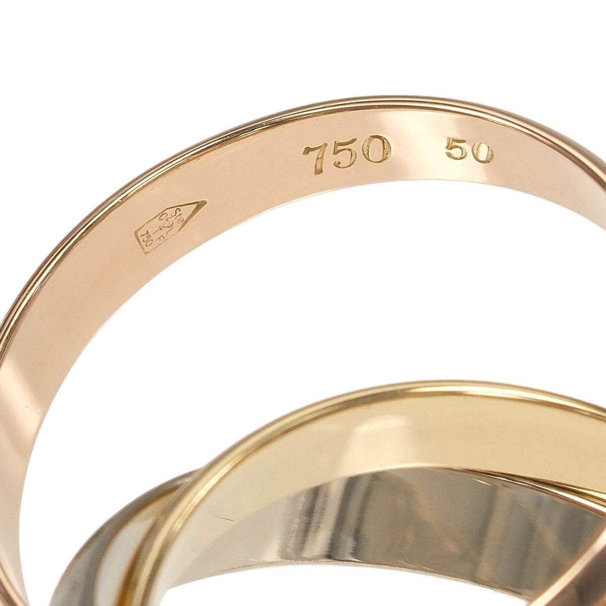 Cartier Yellow Gold (18K) Pink Gold (18K) White Gold (18K) Band Ring (Pre-Owned)