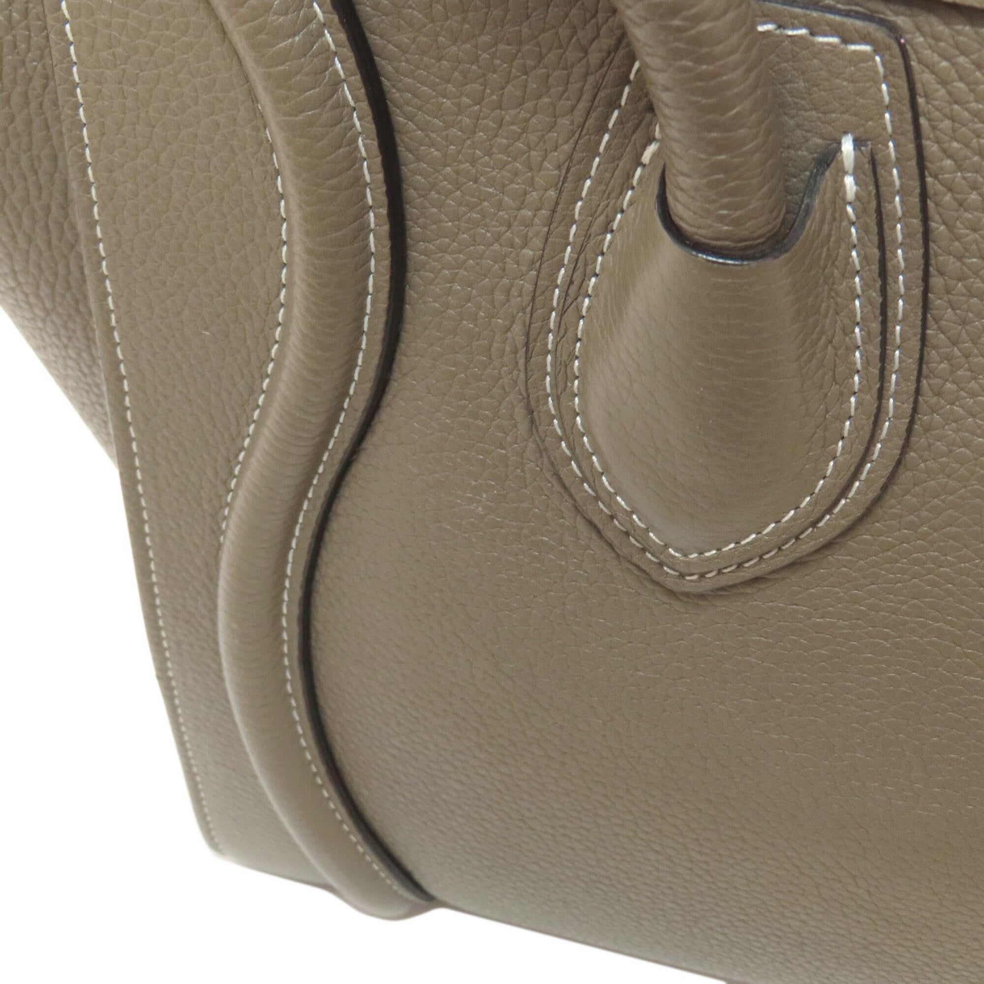 Celine Luggage Beige Leather Handbag (Pre-Owned)