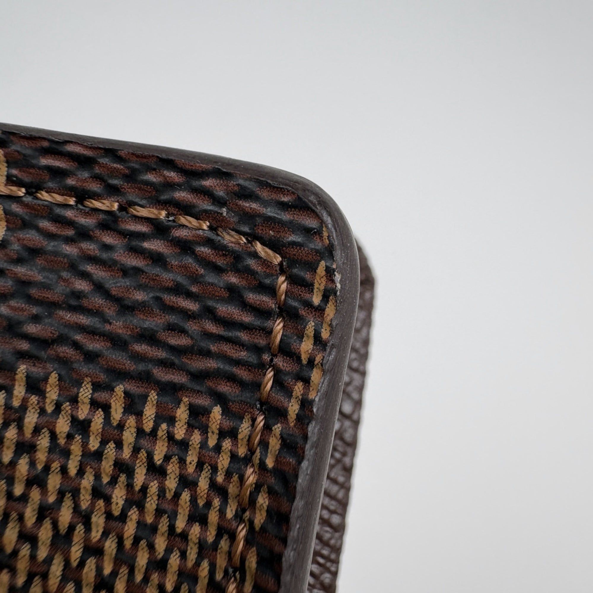 Louis Vuitton Brown Damier Canvas Long Wallet (Bi-Fold) (Pre-Owned)
