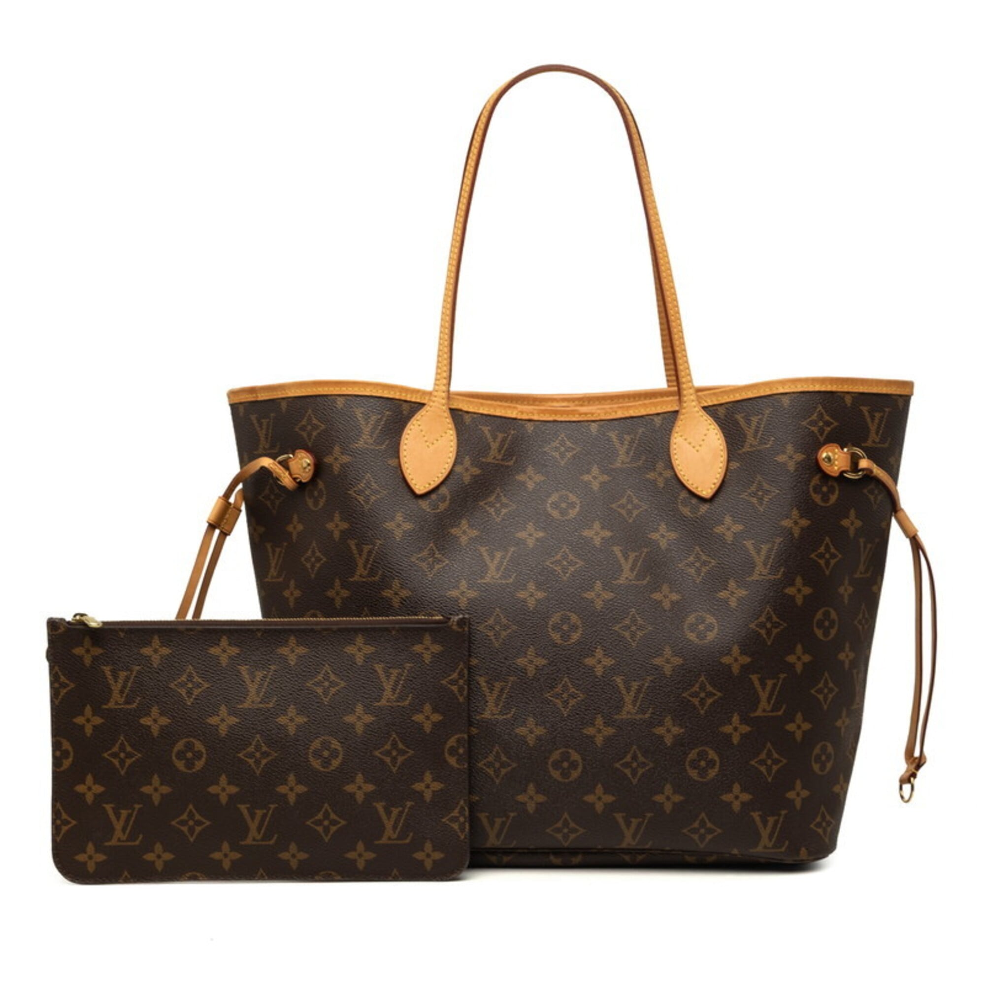 Louis Vuitton Brown Monogram Monogram Pouch Shoulder Bag Tote Bag (Pre-Owned)