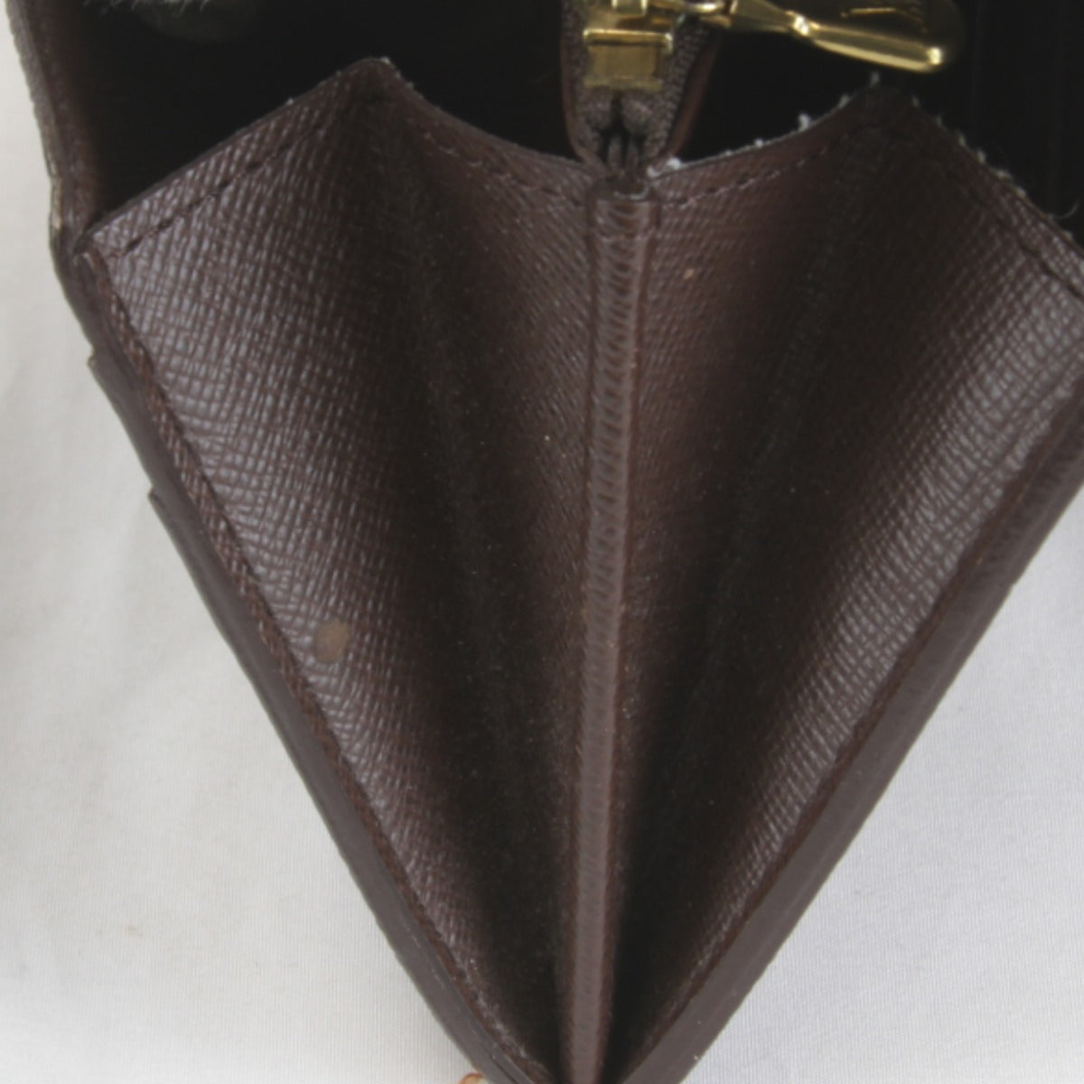 Louis Vuitton Brown Damier Canvas Long Wallet (Bi-Fold) (Pre-Owned)