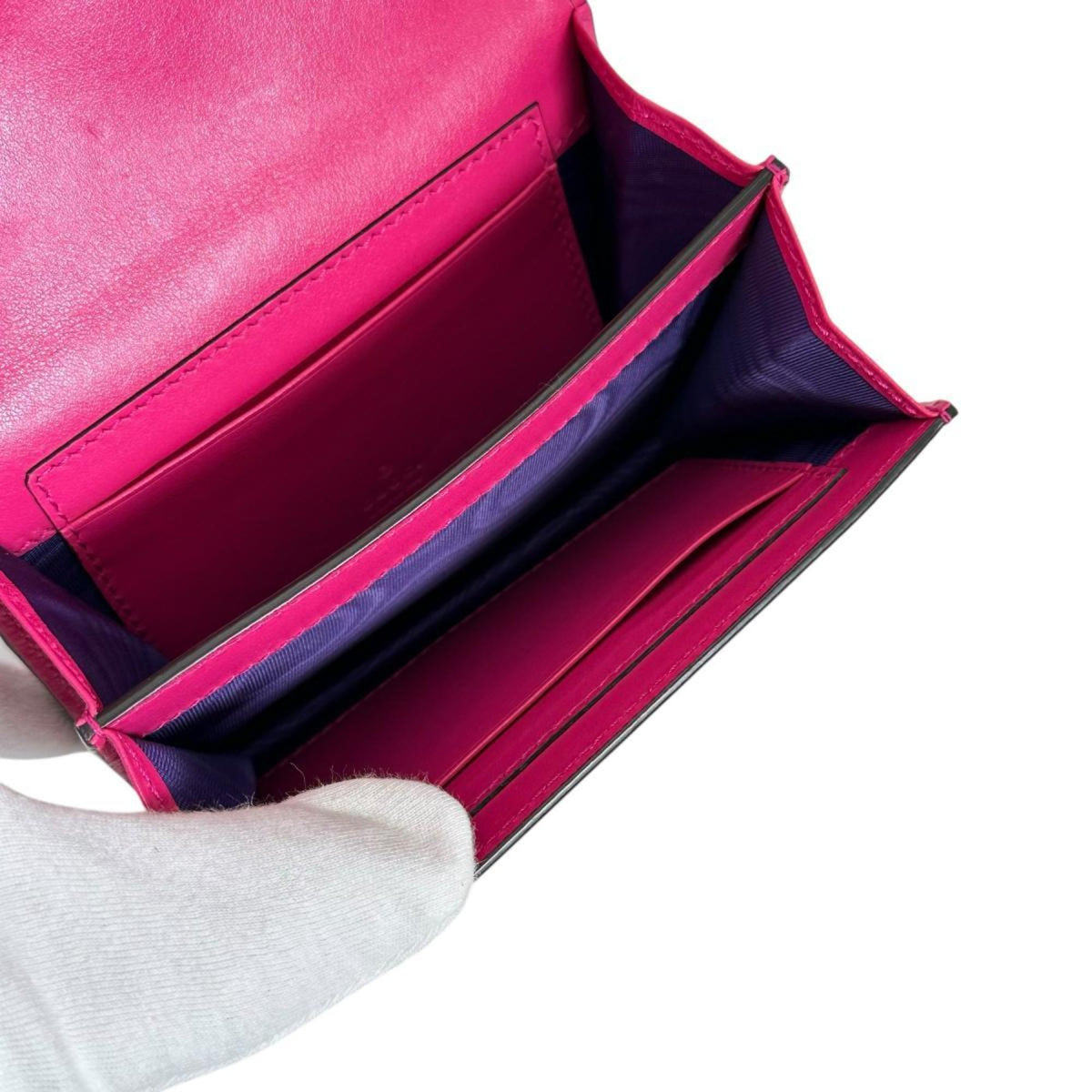 Gucci Pink Nylon Leather Handbag (Pre-Owned)