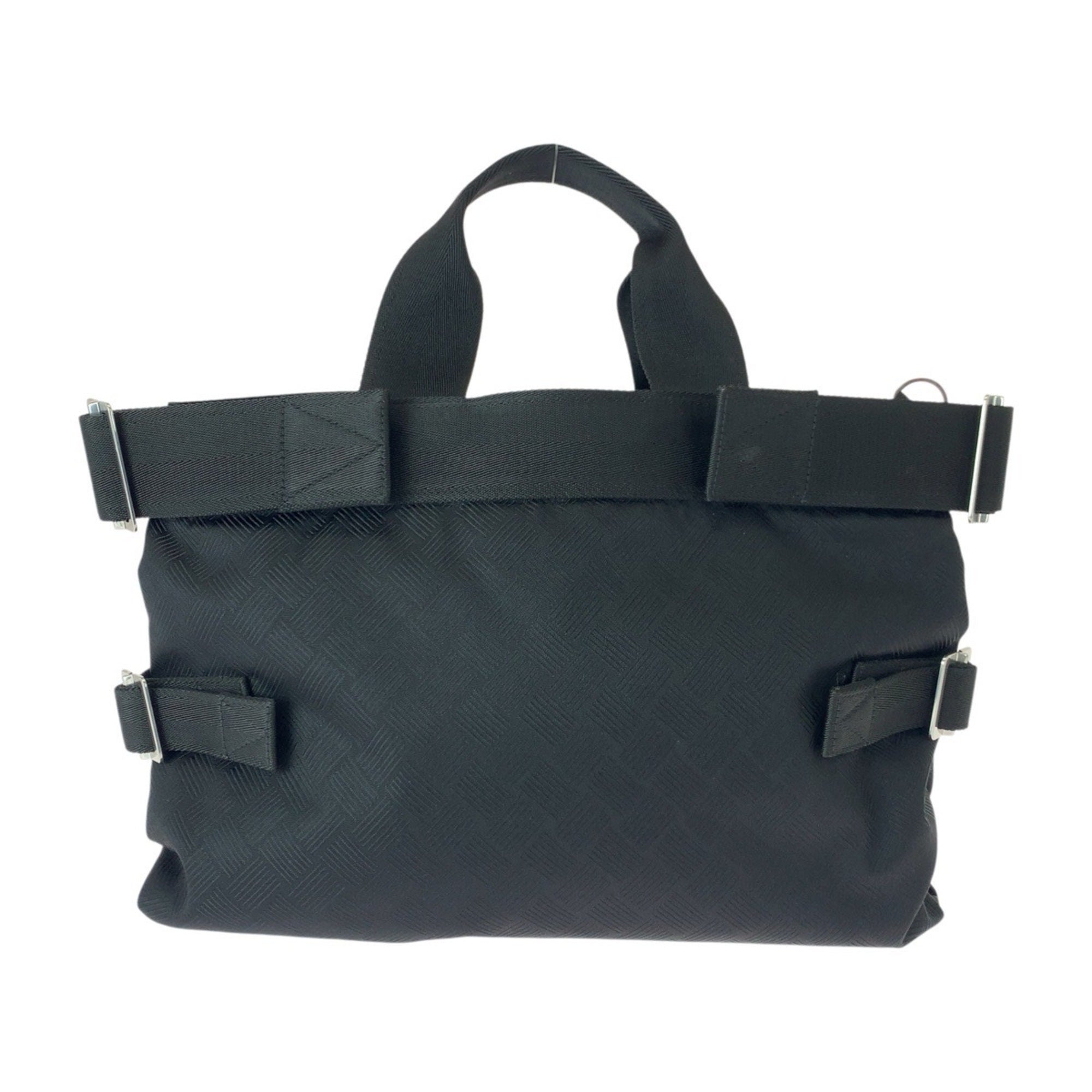 Bottega Veneta Black Nylon Tote Bag (Pre-Owned)