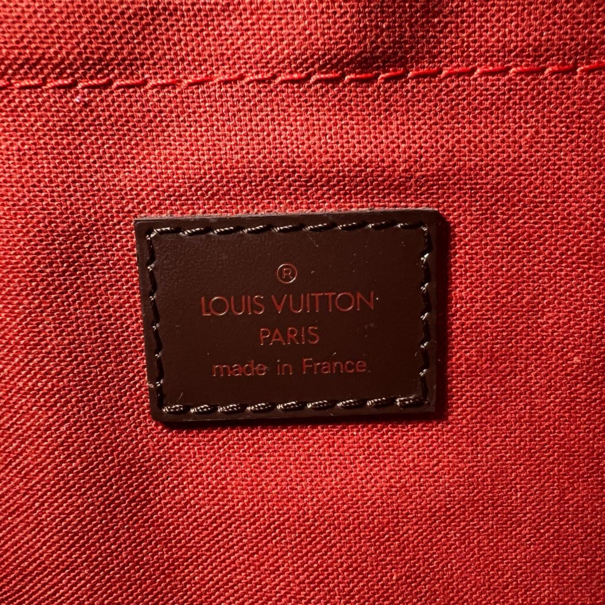 Louis Vuitton Damier Brown Damier Canvas Handbag (Pre-Owned)