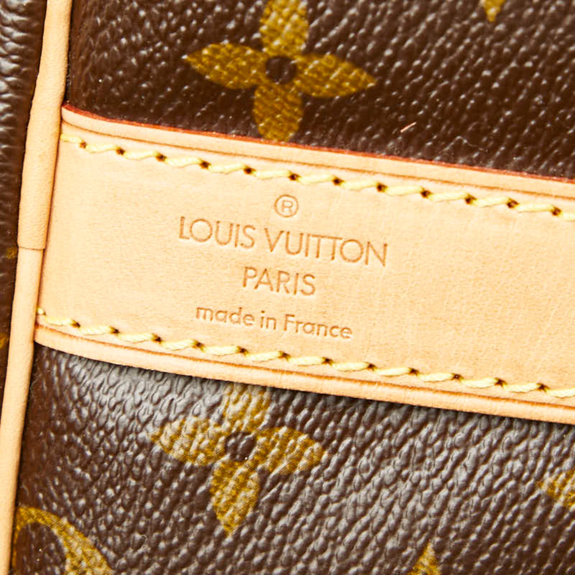 Louis Vuitton Brown Pvc Leather Boston Bag Shoulder Bag (Pre-Owned)