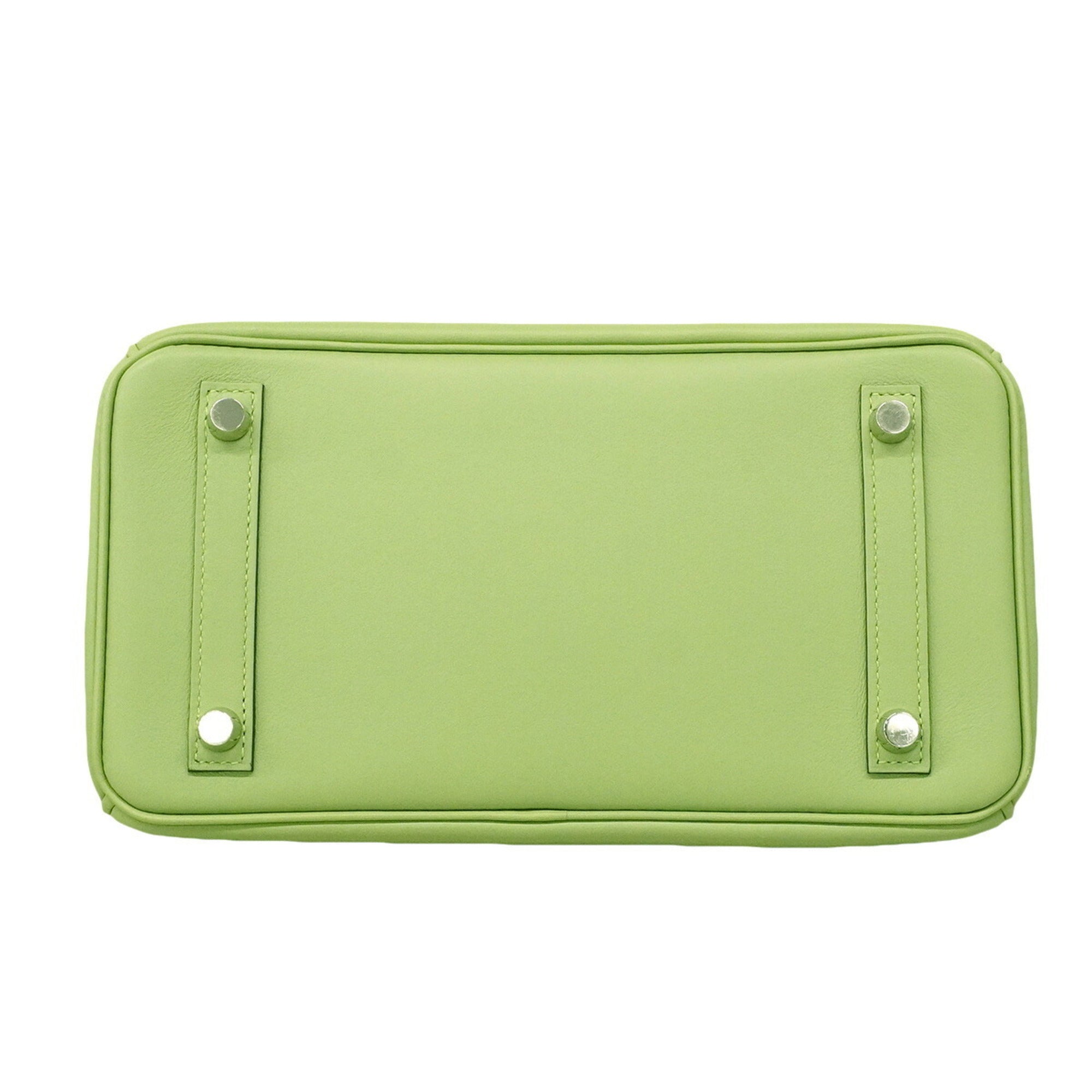 Hermes Green Swift Leather Handbag (Pre-Owned)