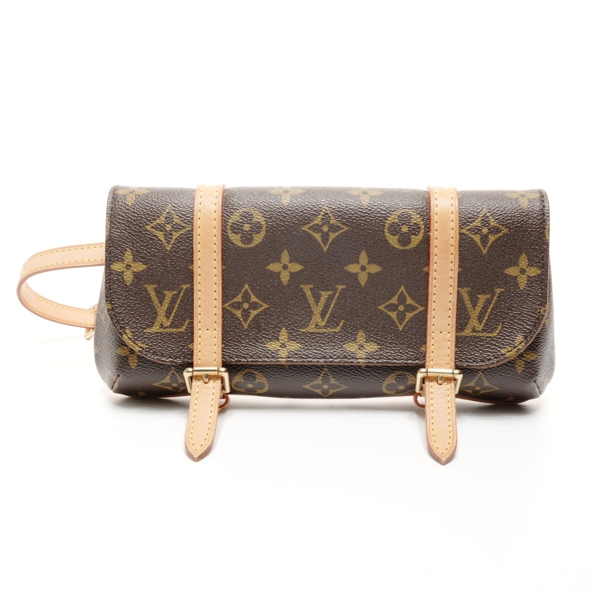 Louis Vuitton Monogram Brown Monogram Pochette Shoulder Bag (Pre-Owned)