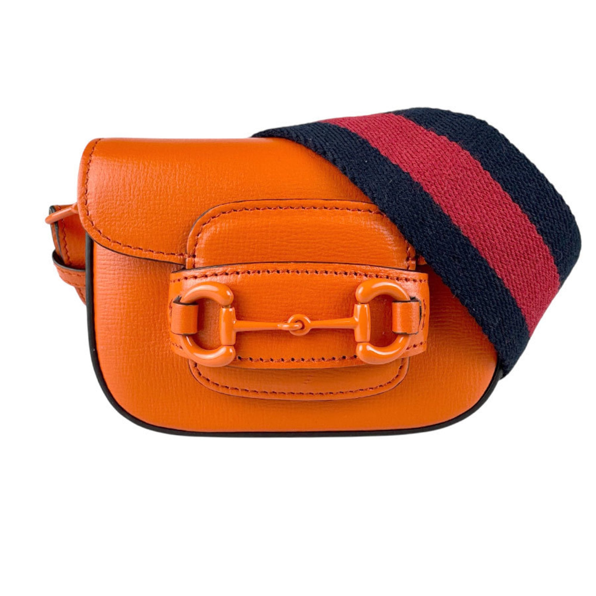 Gucci Orange Leather Shoulder Bag (Pre-Owned)