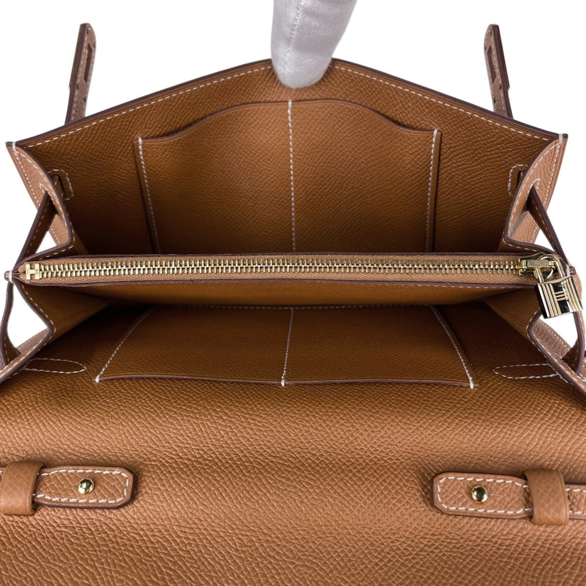 Hermes Gold Epsom Leather Leather Shoulder Bag (Pre-Owned)