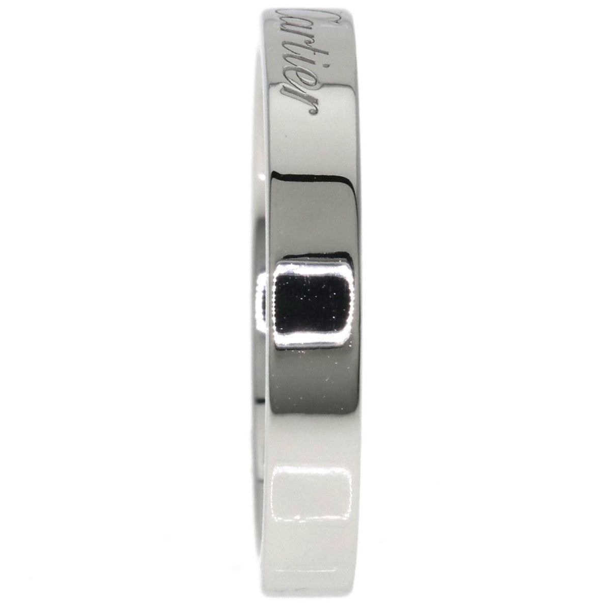Cartier Platinum Platinum 950 Band Ring (Pre-Owned)