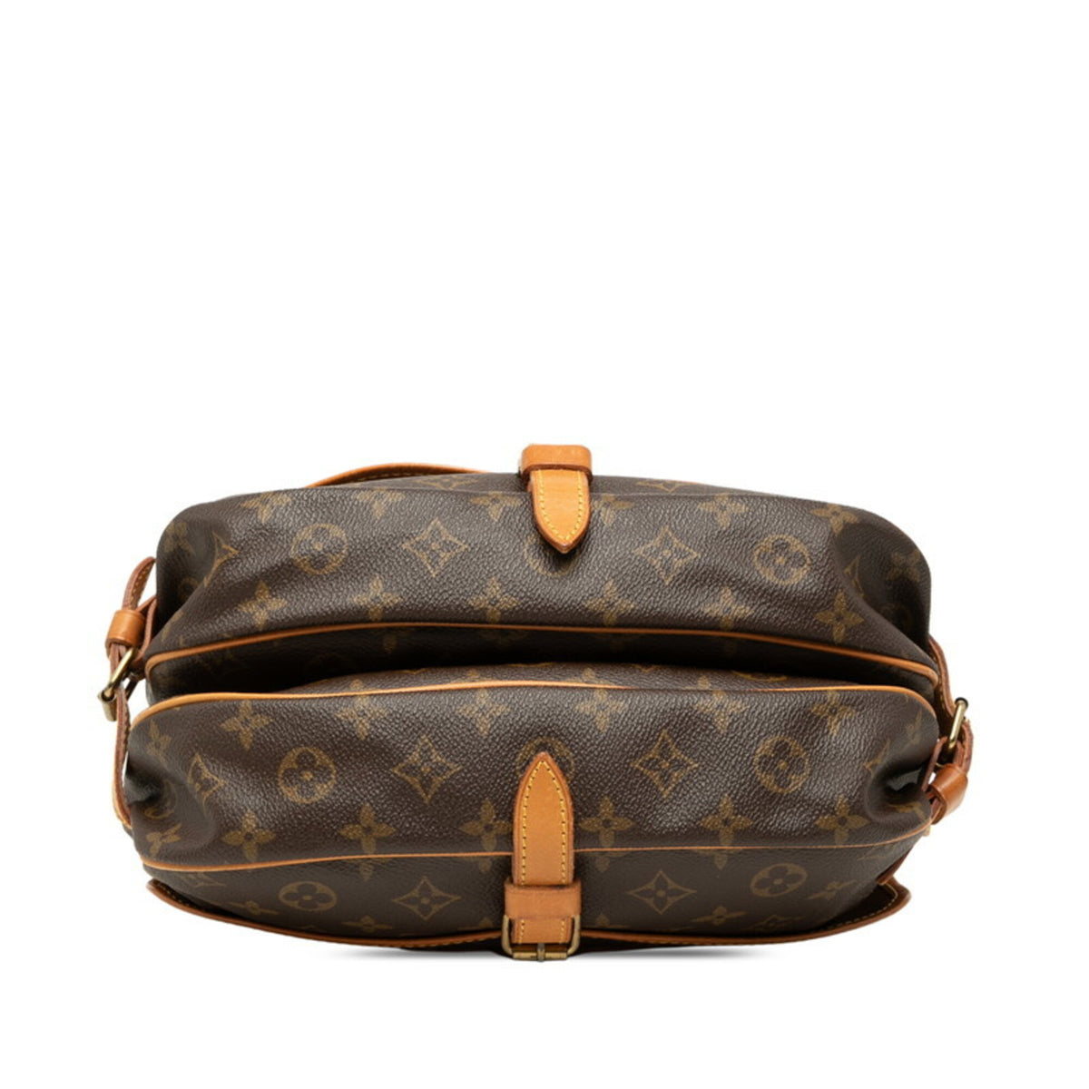 Louis Vuitton Brown Pvc Leather Shoulder Bag (Pre-Owned)