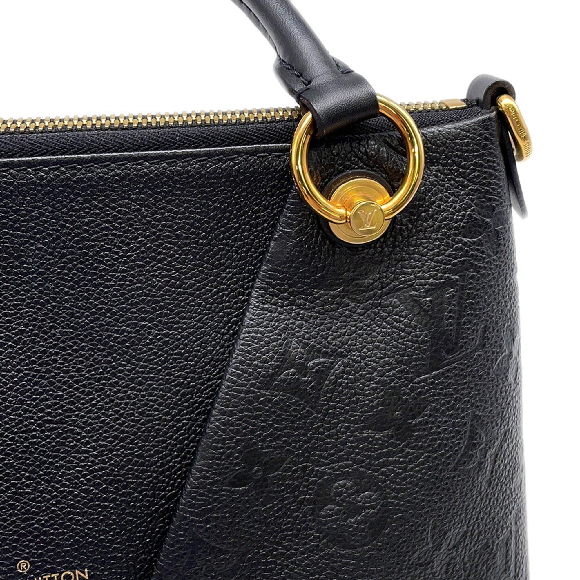 Louis Vuitton Black Monogram Noir Monogram Empreinte Handbag Shoulder Bag (Pre-Owned)