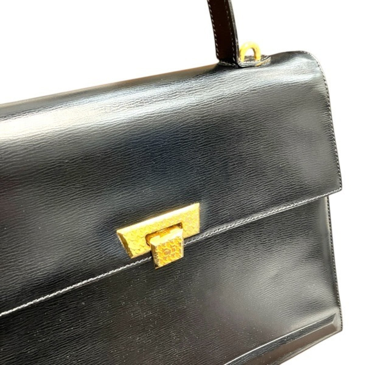 Christian Dior Black Leather Handbag Shoulder Bag (Pre-Owned)