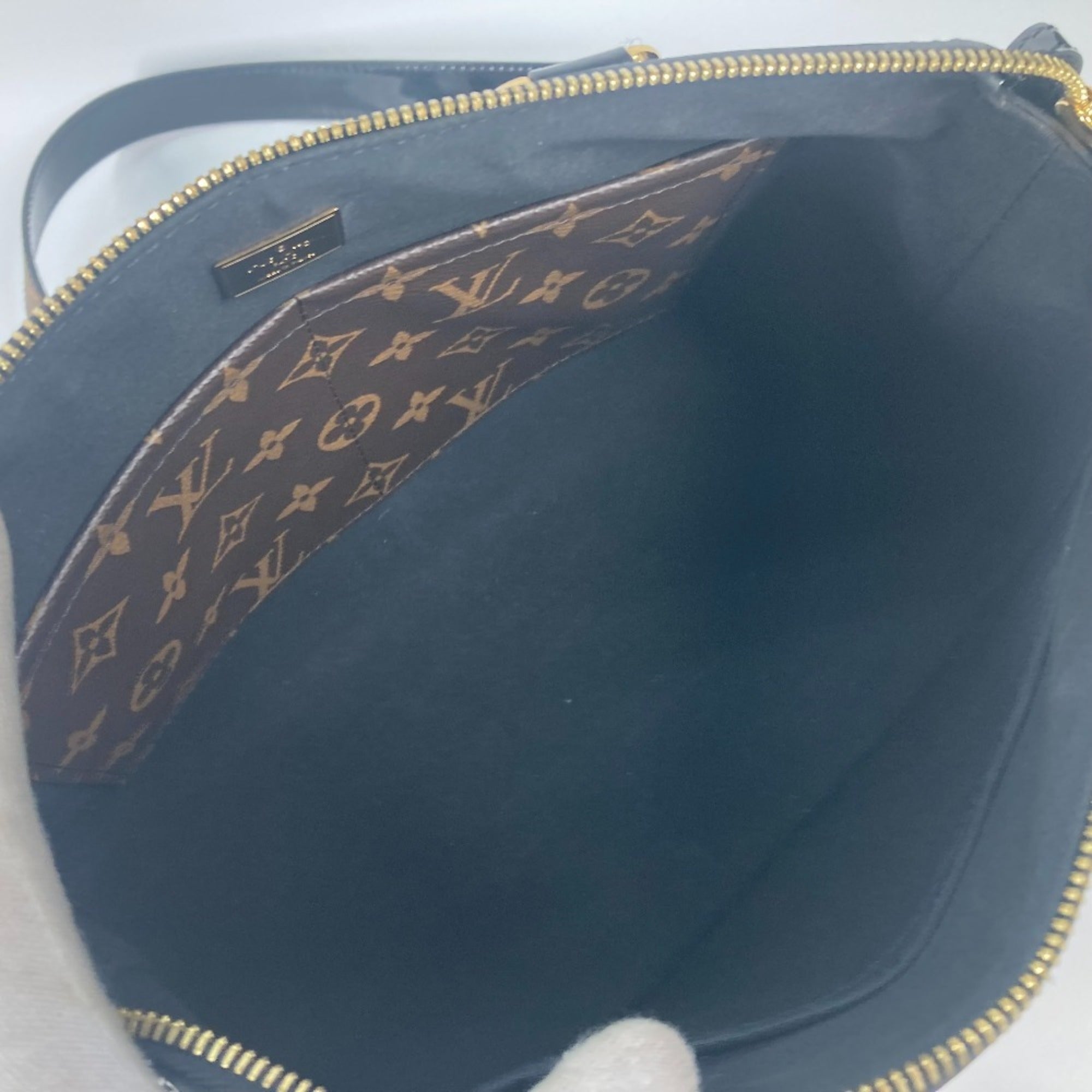 Louis Vuitton Black Brown Monogram Noir Vernis Shoulder Bag Tote Bag (Pre-Owned)