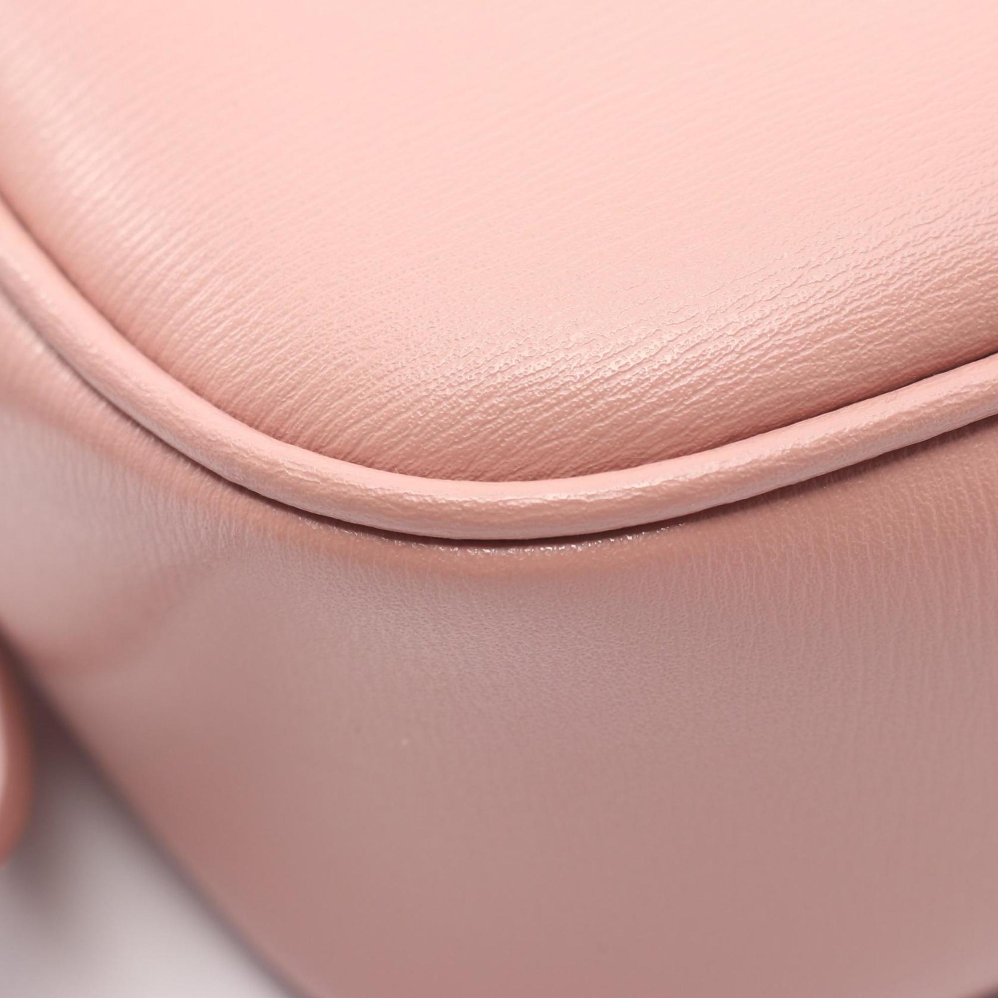 Salvatore Ferragamo Pink Leather Shoulder Bag (Pre-Owned)