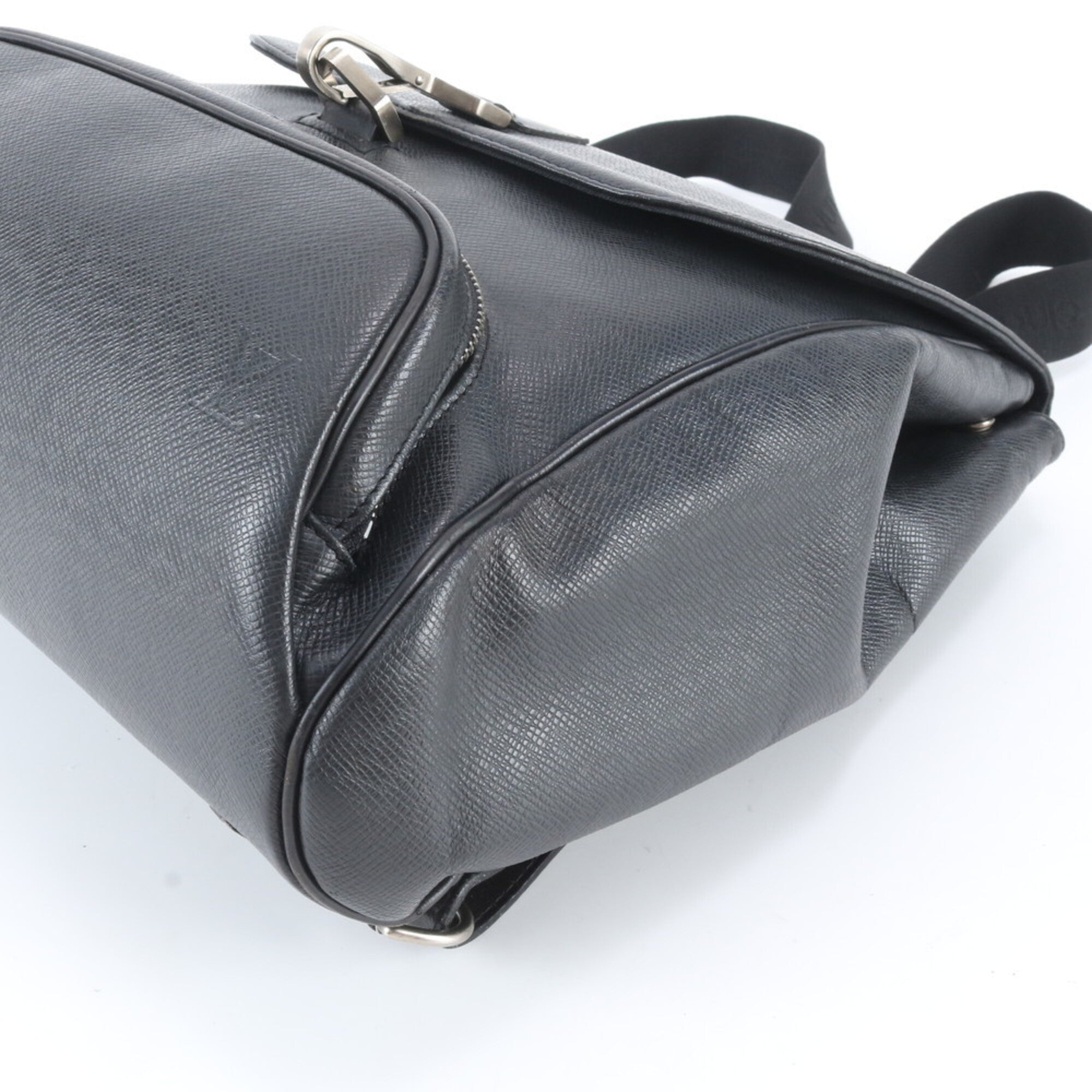 Louis Vuitton Ardoise Leather Backpack Shoulder Bag (Pre-Owned)