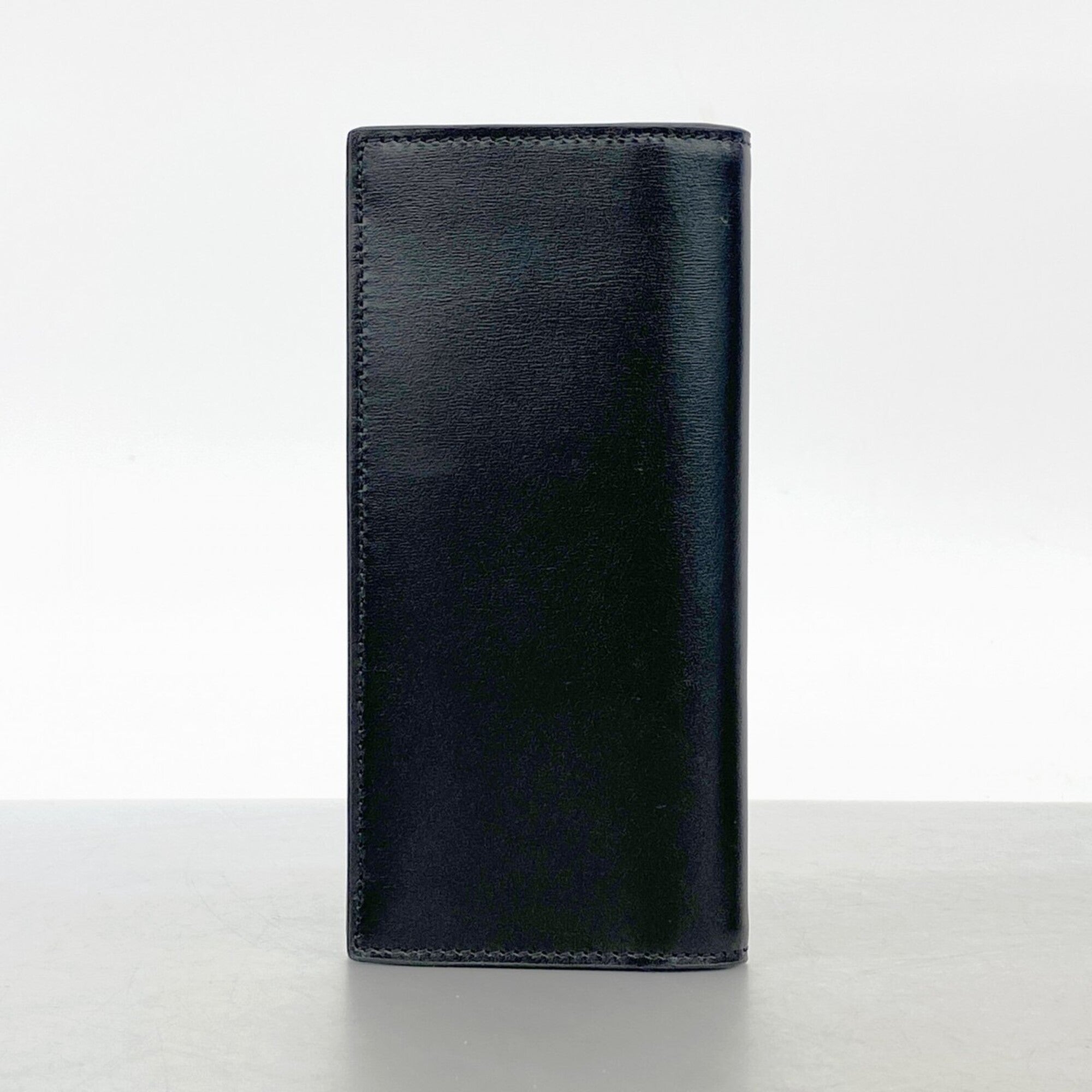 Gucci Black Leather Long Wallet (Bi-Fold) (Pre-Owned)