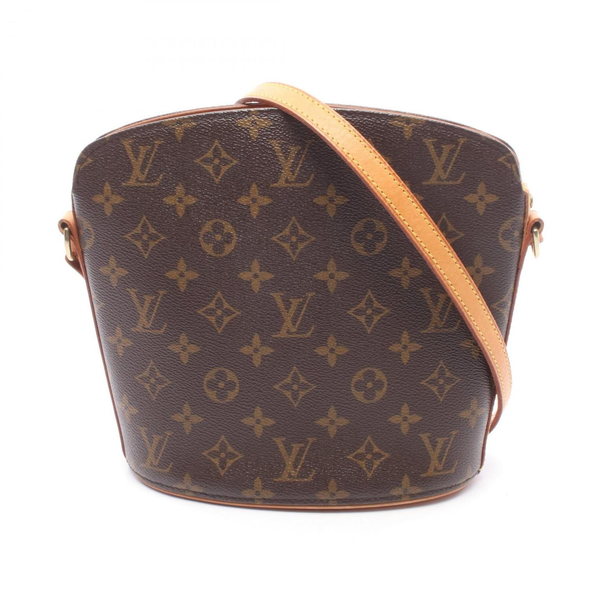 Louis Vuitton Brown Pvc Leather Handbag Shoulder Bag (Pre-Owned)