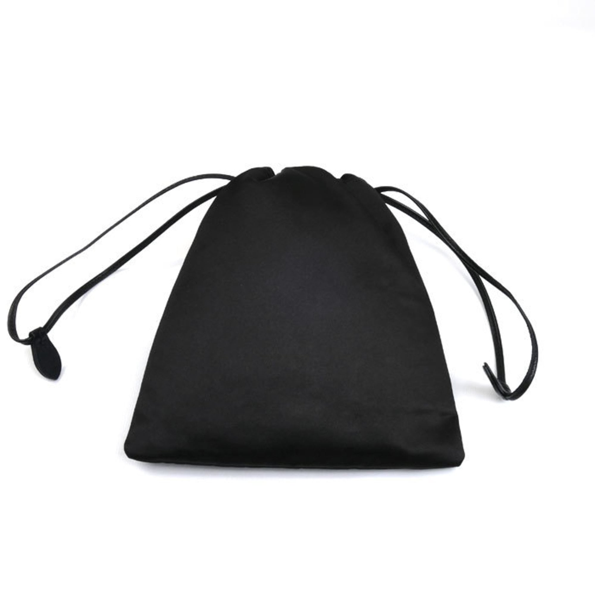 Miu Miu Black Satin Pouch (Pre-Owned)