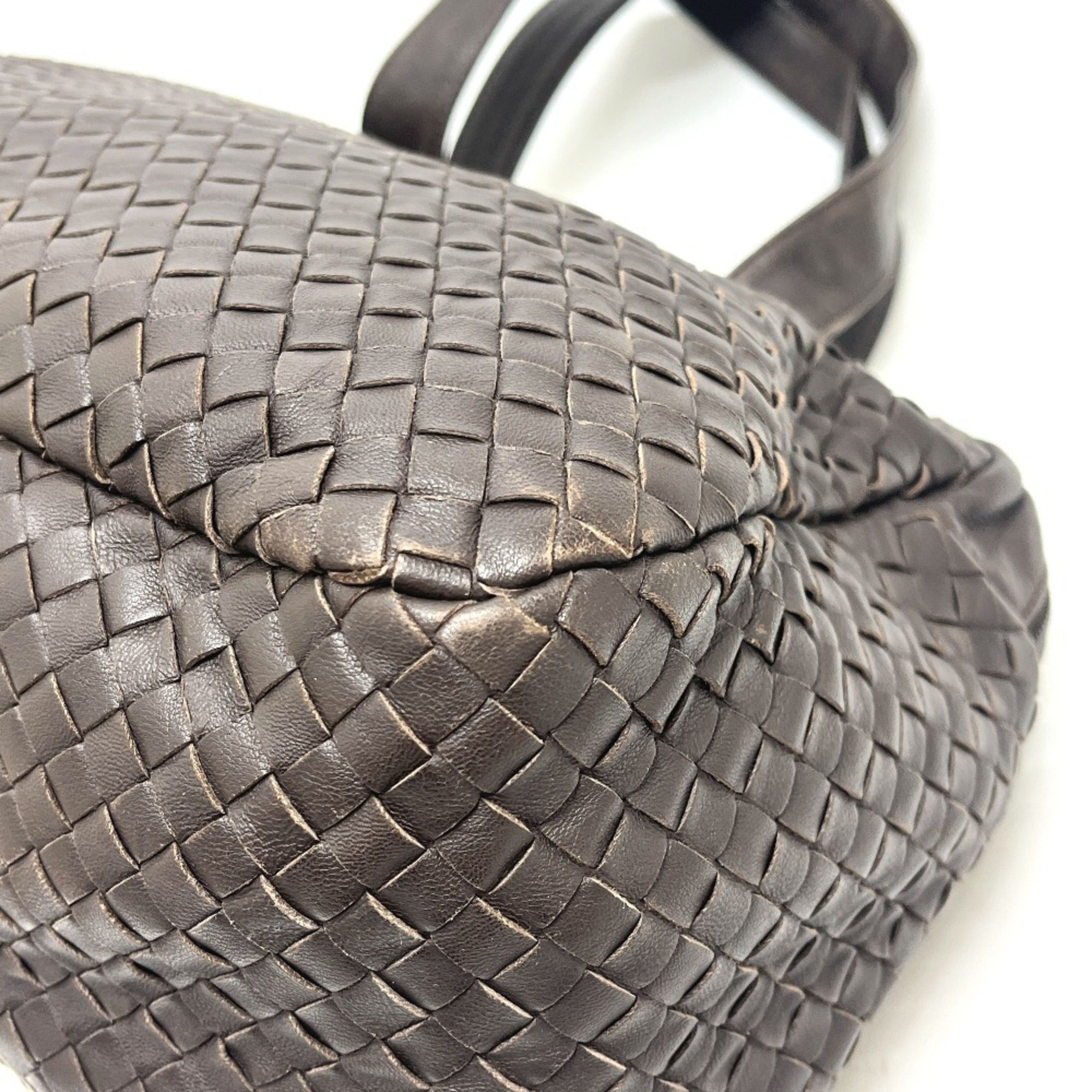 Bottega Veneta Brown Leather Boston Bag (Pre-Owned)