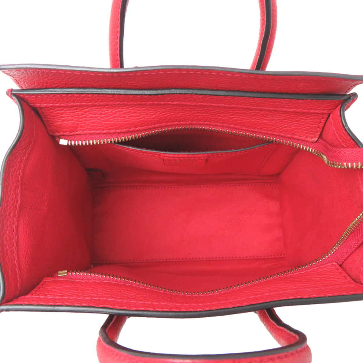 Celine Red Color Leather Handbag (Pre-Owned)