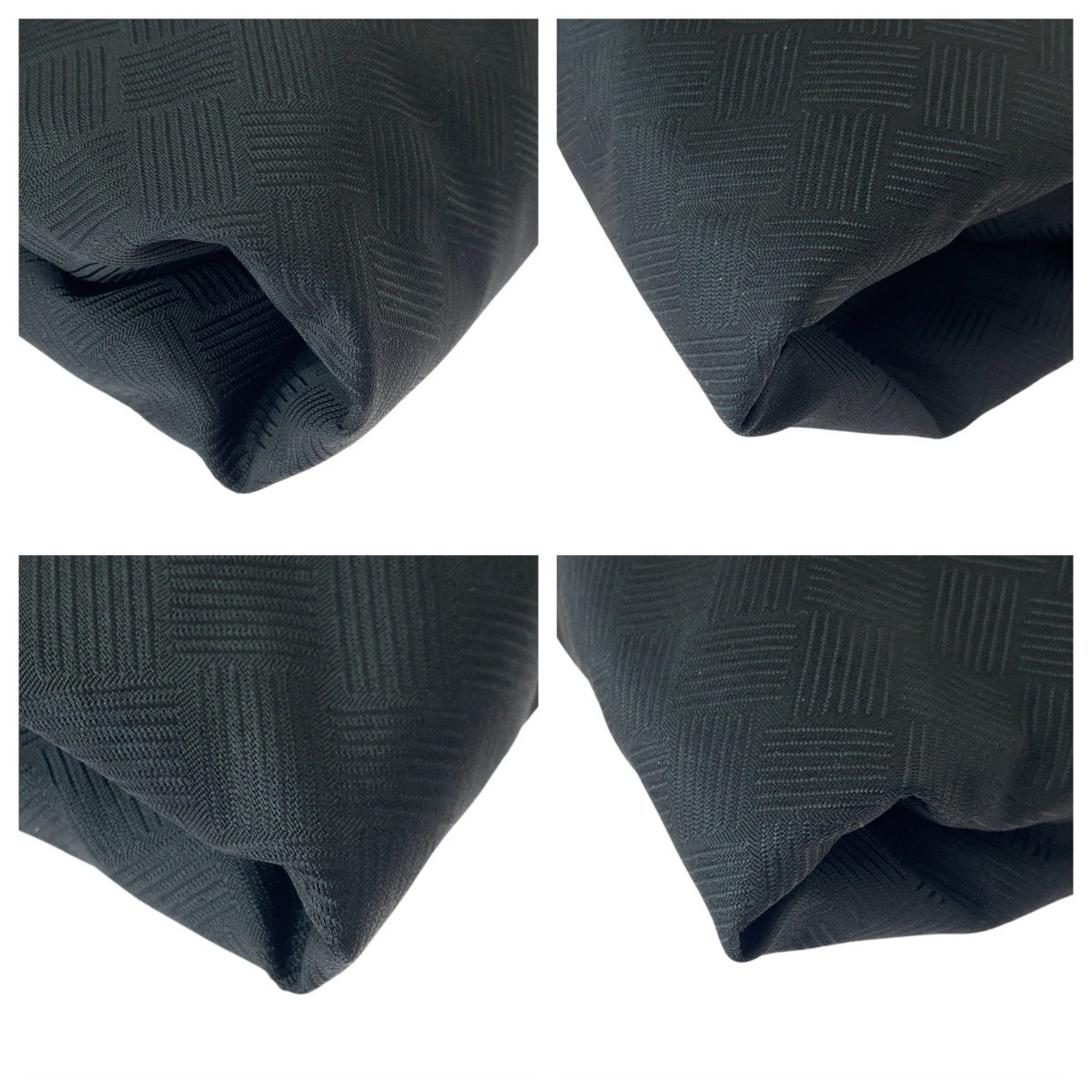 Bottega Veneta Black Nylon Tote Bag (Pre-Owned)