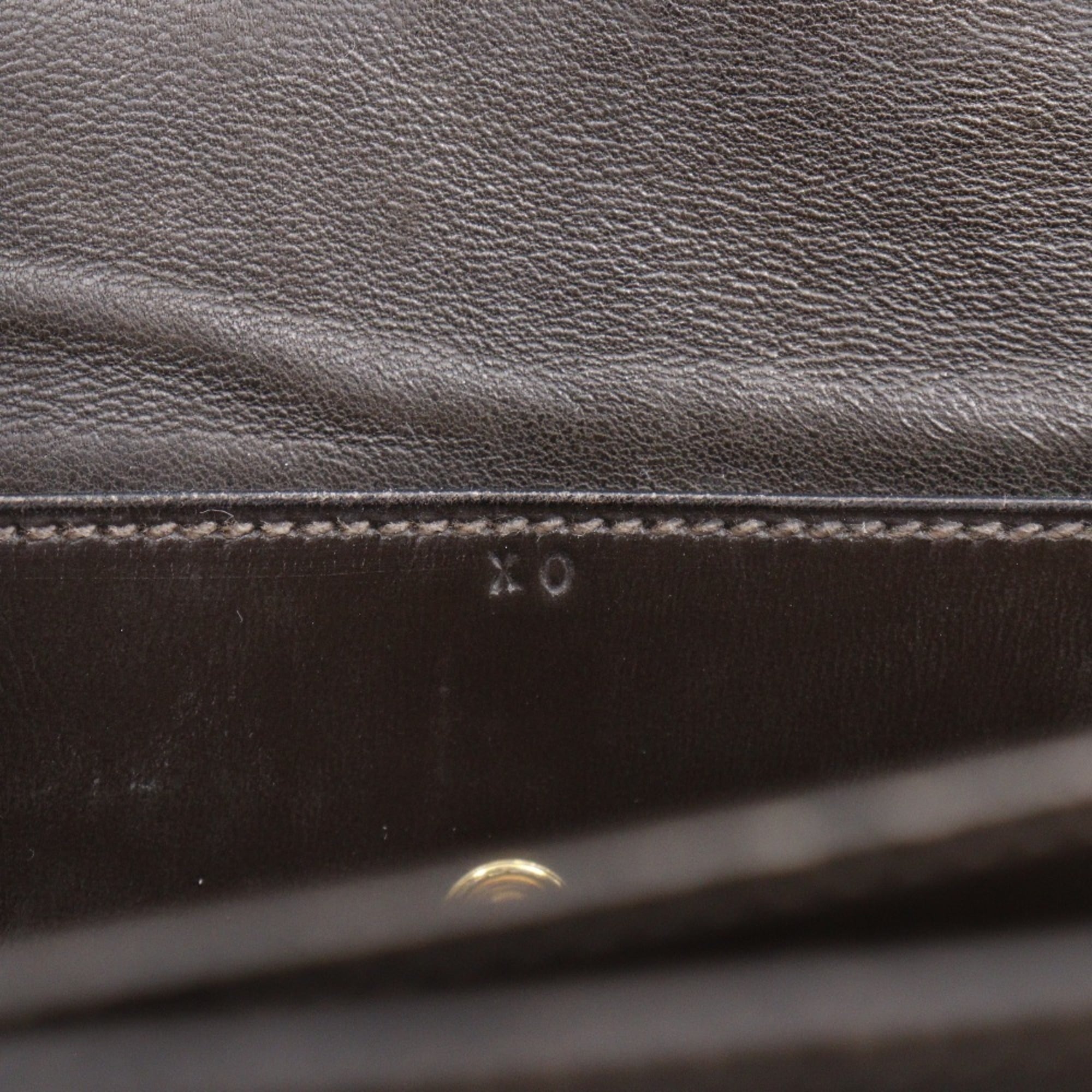 Hermes Brown Box Calf Leather Handbag (Pre-Owned)