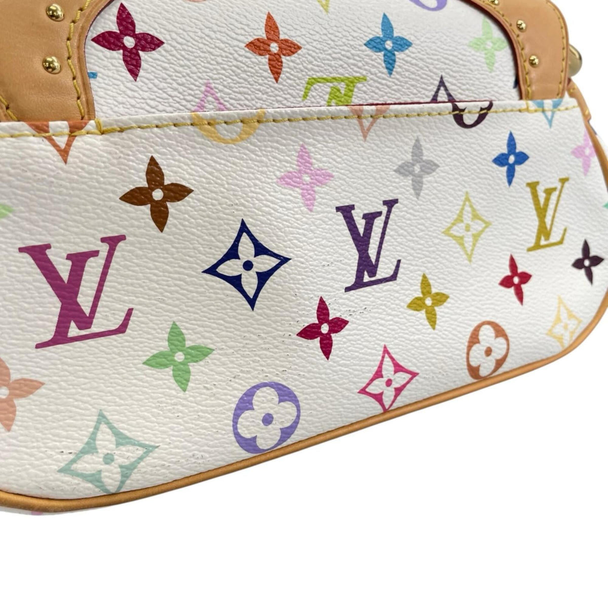 Louis Vuitton Monogram Multicolore Blanc White Monogram Multicolore Handbag Shoulder Bag Tote Bag (Pre-Owned)
