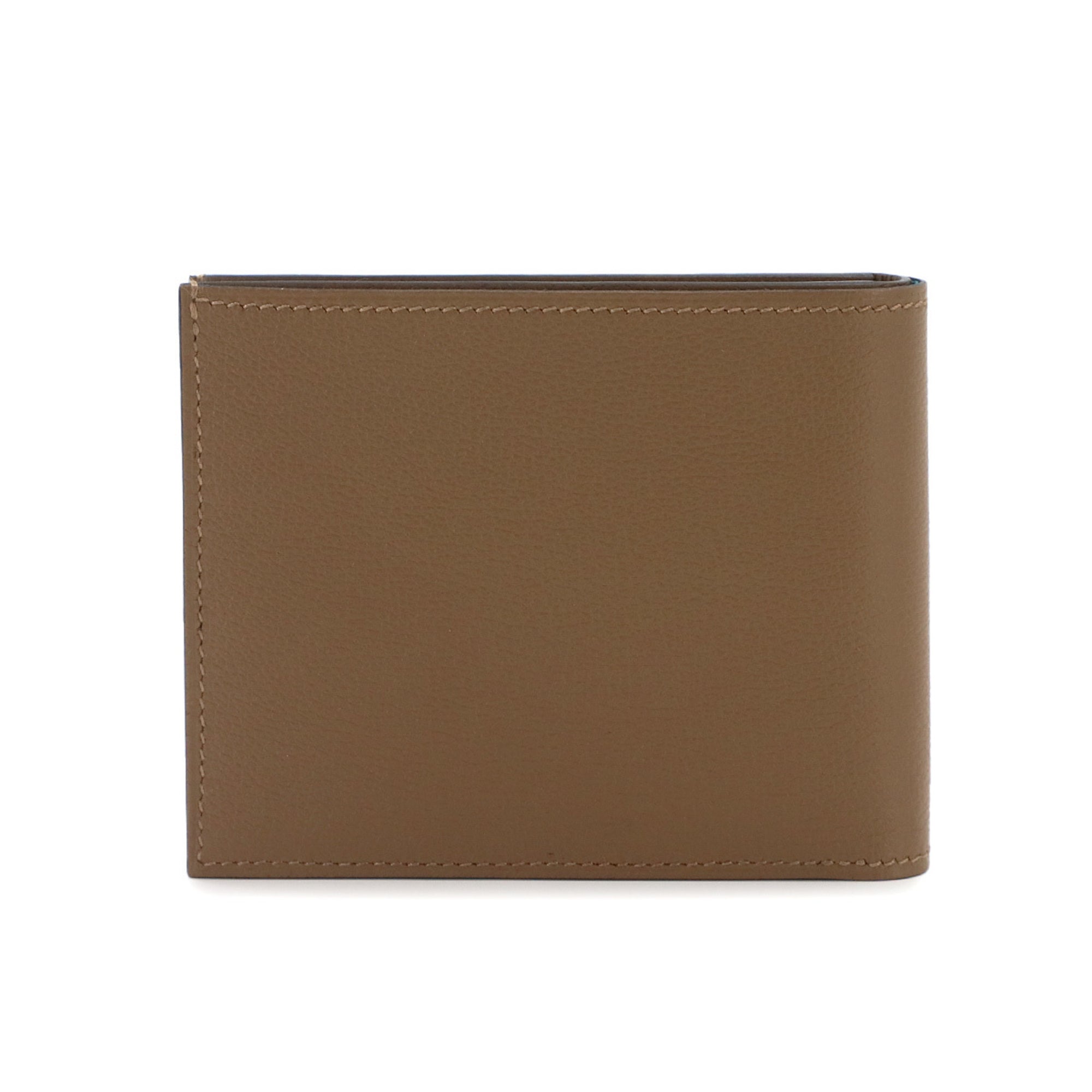 Hermes Beige Leather Wallet (Bi-Fold) (Pre-Owned)