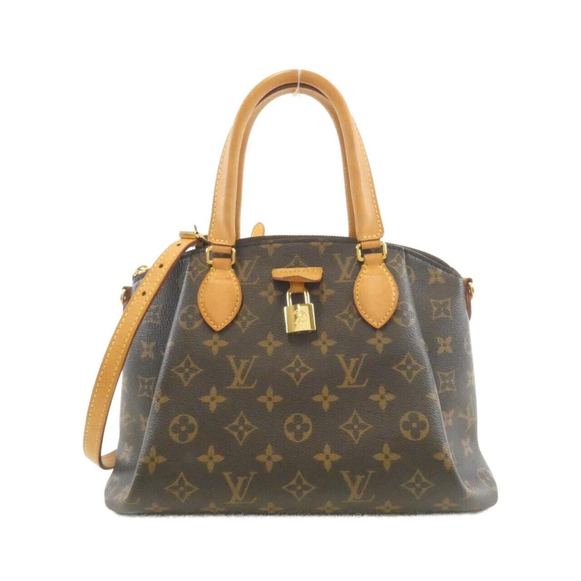 Louis Vuitton Marron Coated Canvas Handbag (Pre-Owned)