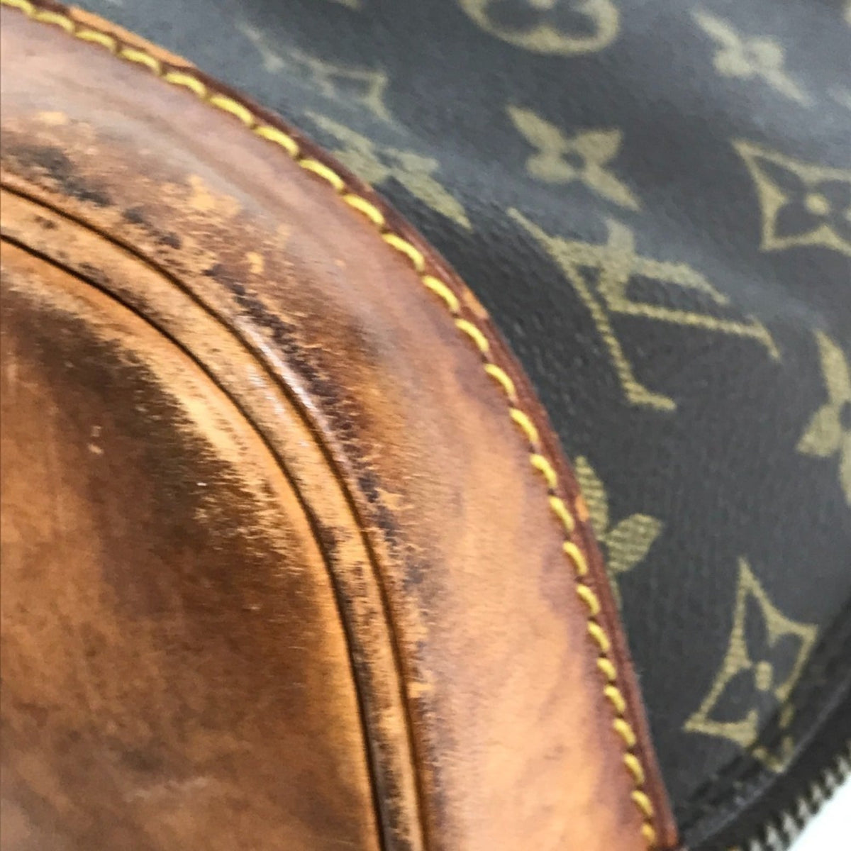 Louis Vuitton Brown Monogram Canvas Handbag Tote Bag (Pre-Owned)