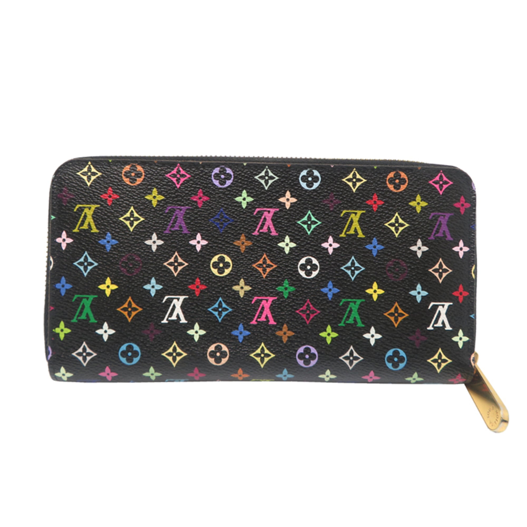 Louis Vuitton Noir Monogram Multicolore Long Wallet (Bi-Fold) (Pre-Owned)