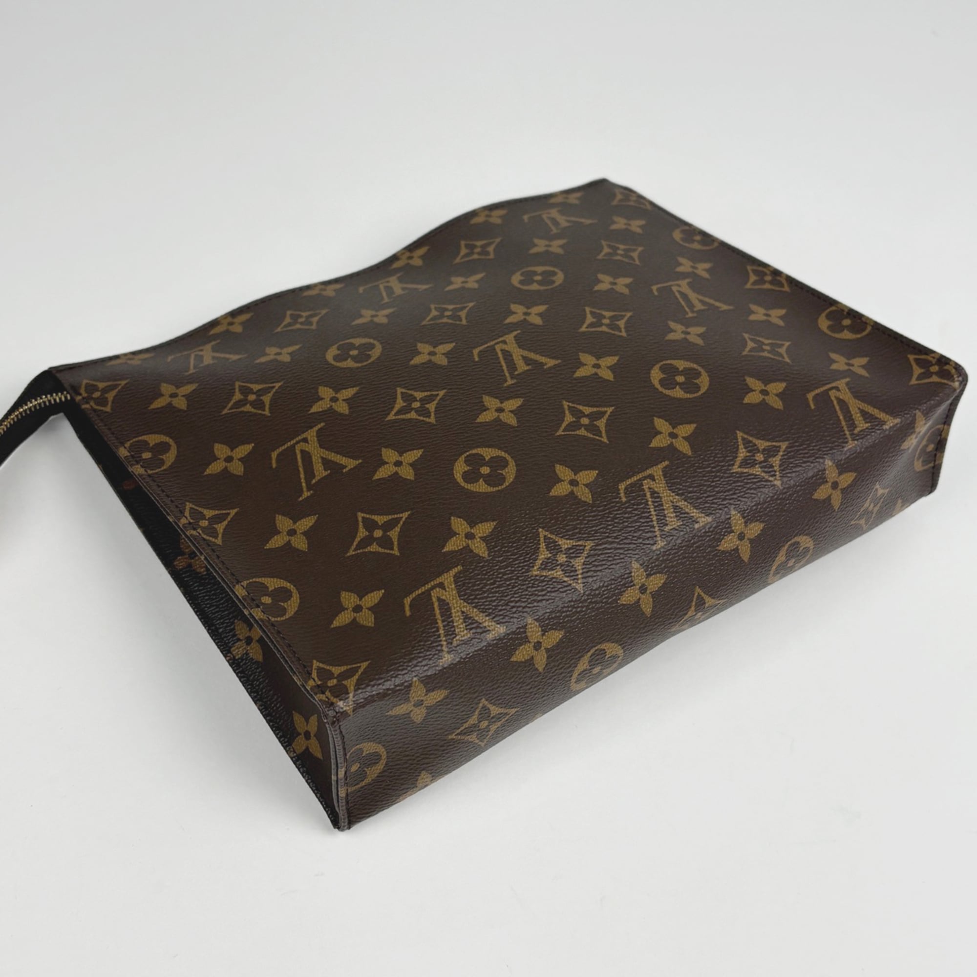 Louis Vuitton Monogram Brown Monogram Clutch Bag (Pre-Owned)