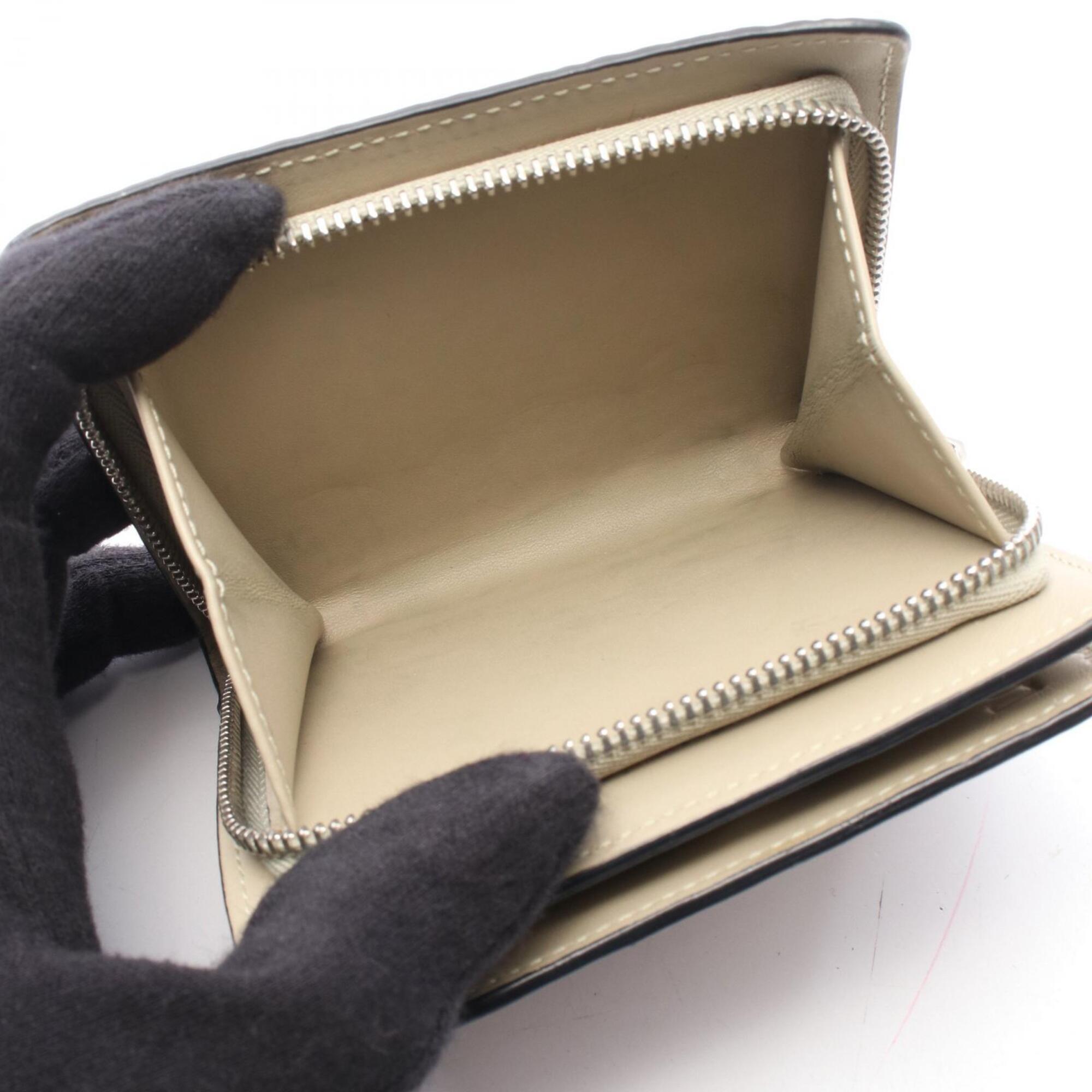 Loewe Beige Leather Wallet (Bi-Fold) (Pre-Owned)